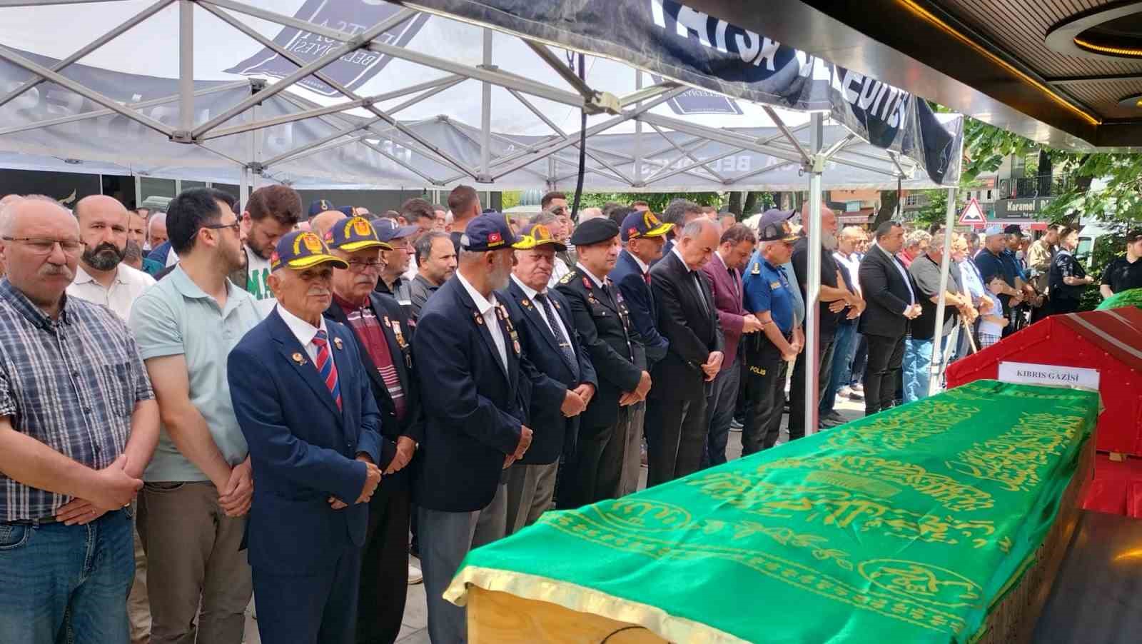 Ordulu Kıbrıs Gazisi Sabri Yıldız, son yolculuğuna uğurlandı 