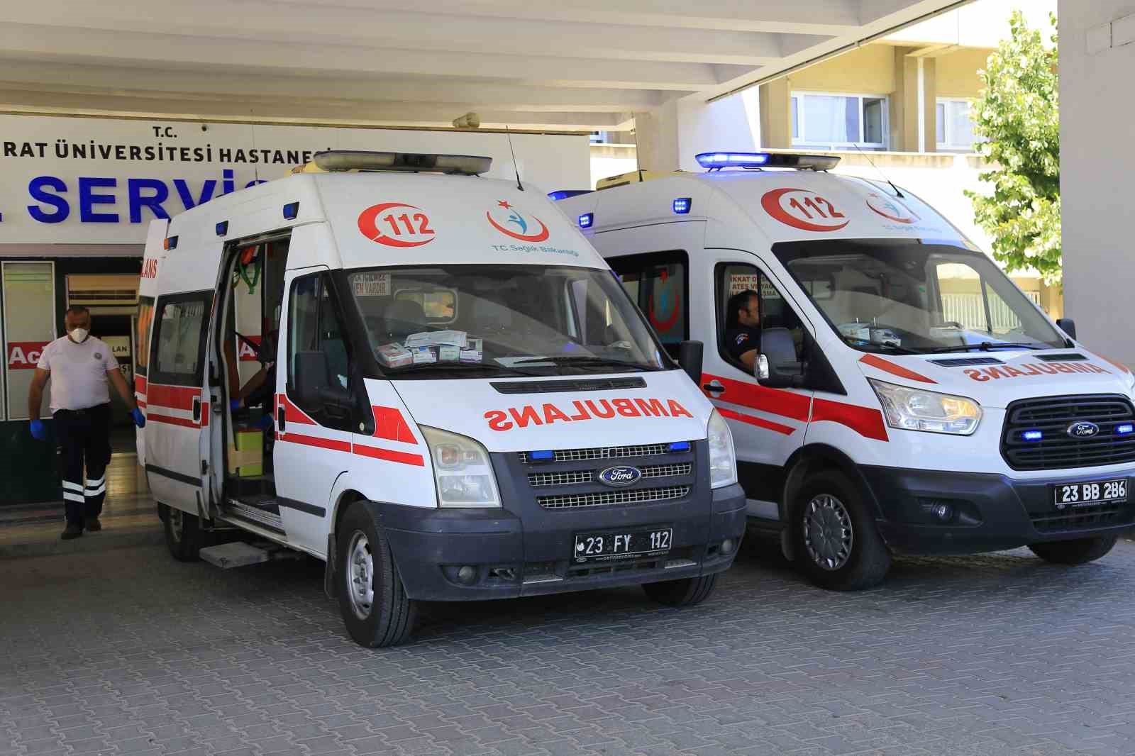 Elazığ’da kenenin ısırdığı adam hastaneye kaldırıldı