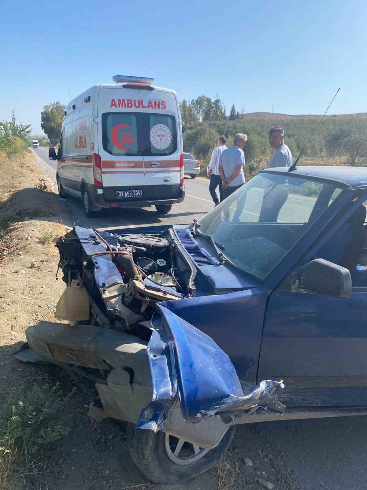 Kırıkhan’da trafik kazası: 4 yaralı 