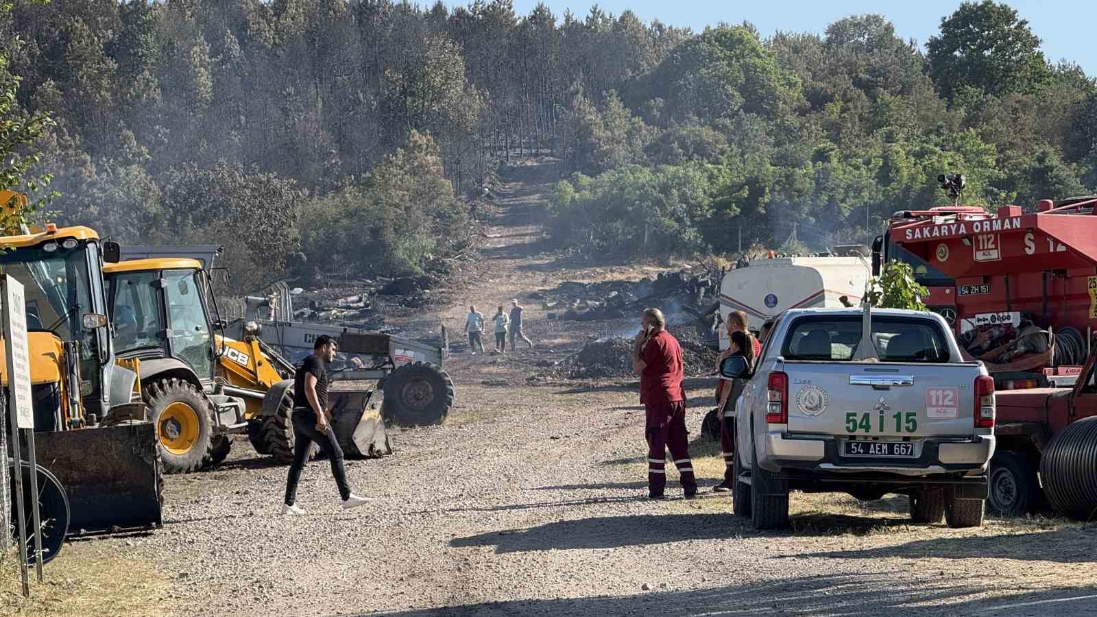 Sakarya’daki orman yangını kontrol altına alındı 