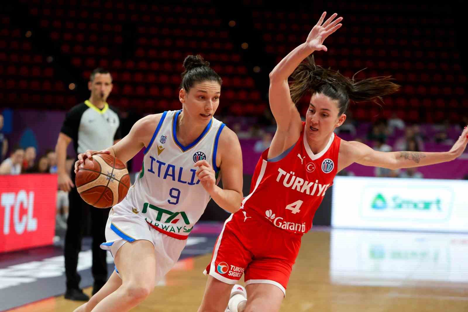 A Milli Kadın Basketbol Takımı, çeyrek finalde İtalya’ya kaybetti 