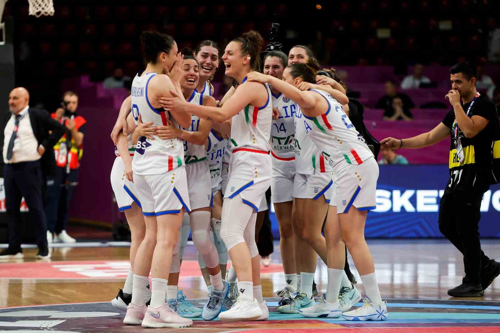 A Milli Kadın Basketbol Takımı, çeyrek finalde İtalya’ya kaybetti 
