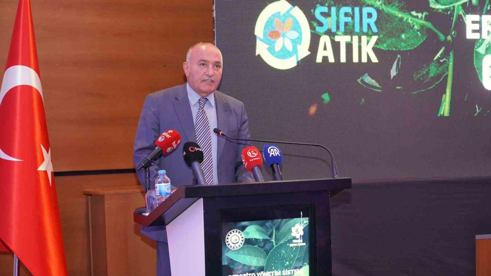 Erzurum’da Türkiye’nin en kapsamlı çevre projesi için koordinasyon toplantısı yapıldı 