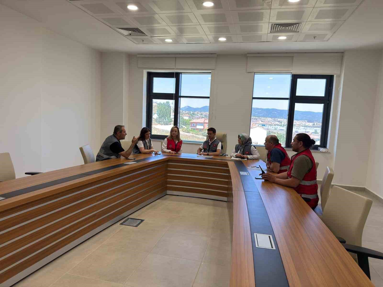 Bozüyük Devlet Hastanesinde ’Turuncu Kod’ tatbikatı yapıldı 