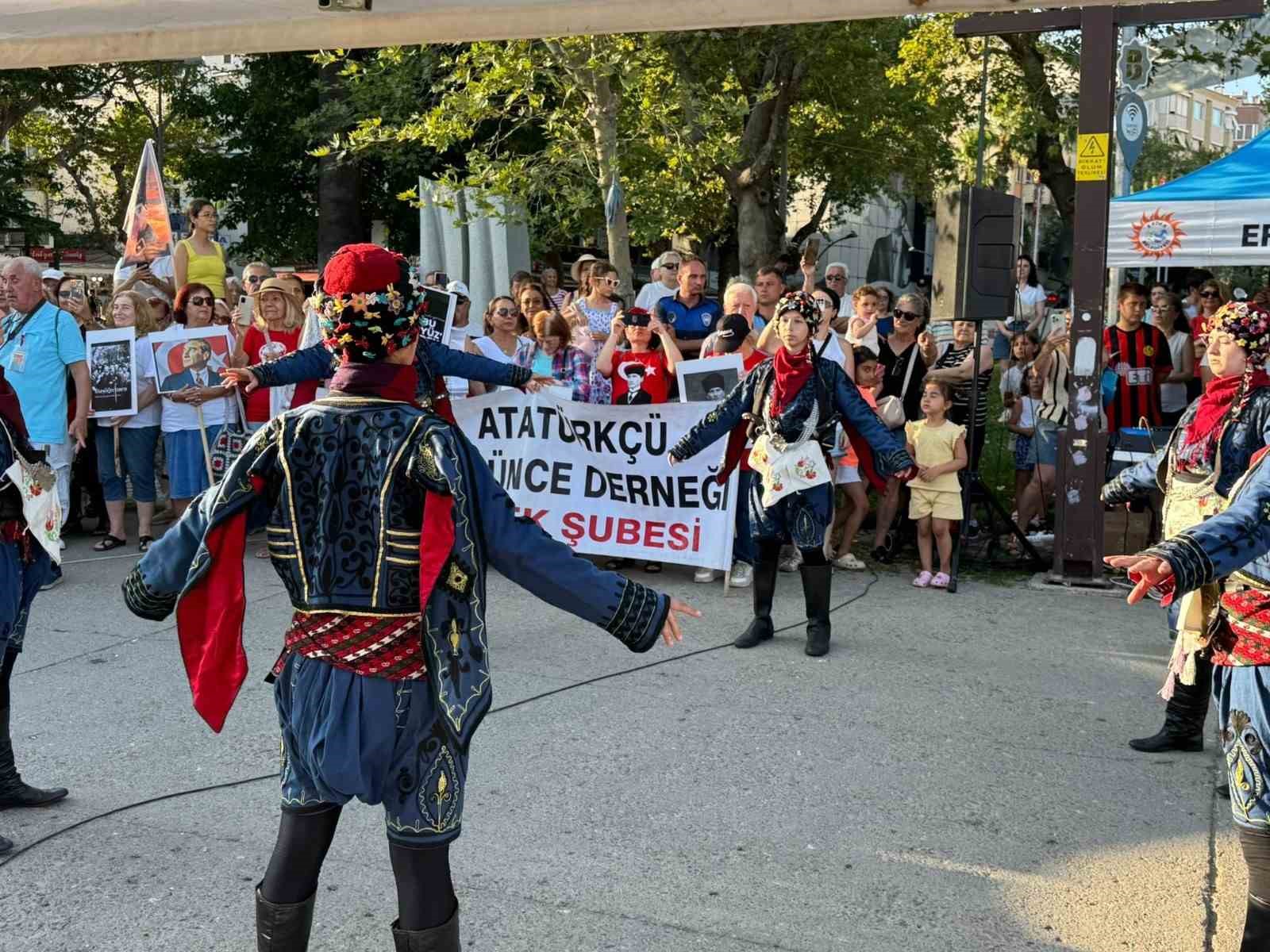 Atatürk’ün Erdek’e gelişinin 87. yıldönümü kutlandı 