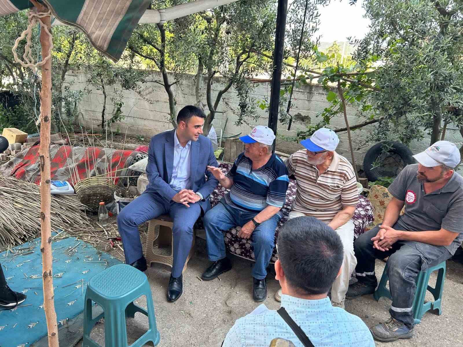 Kaymakam Kılıç, yaşlıların gönülleri fethetti 
