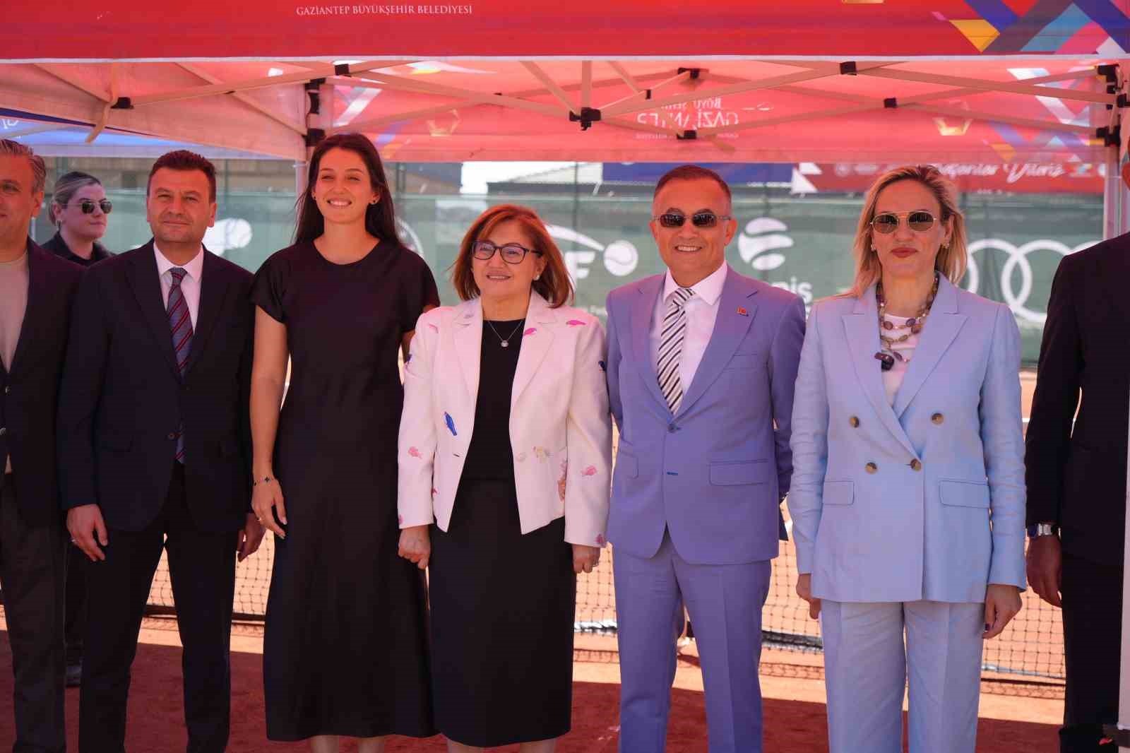 Gaziantep’te Uluslararası Tenis 14 Yaş Avrupa Yaz Kupası’nın açılışı yapıldı 