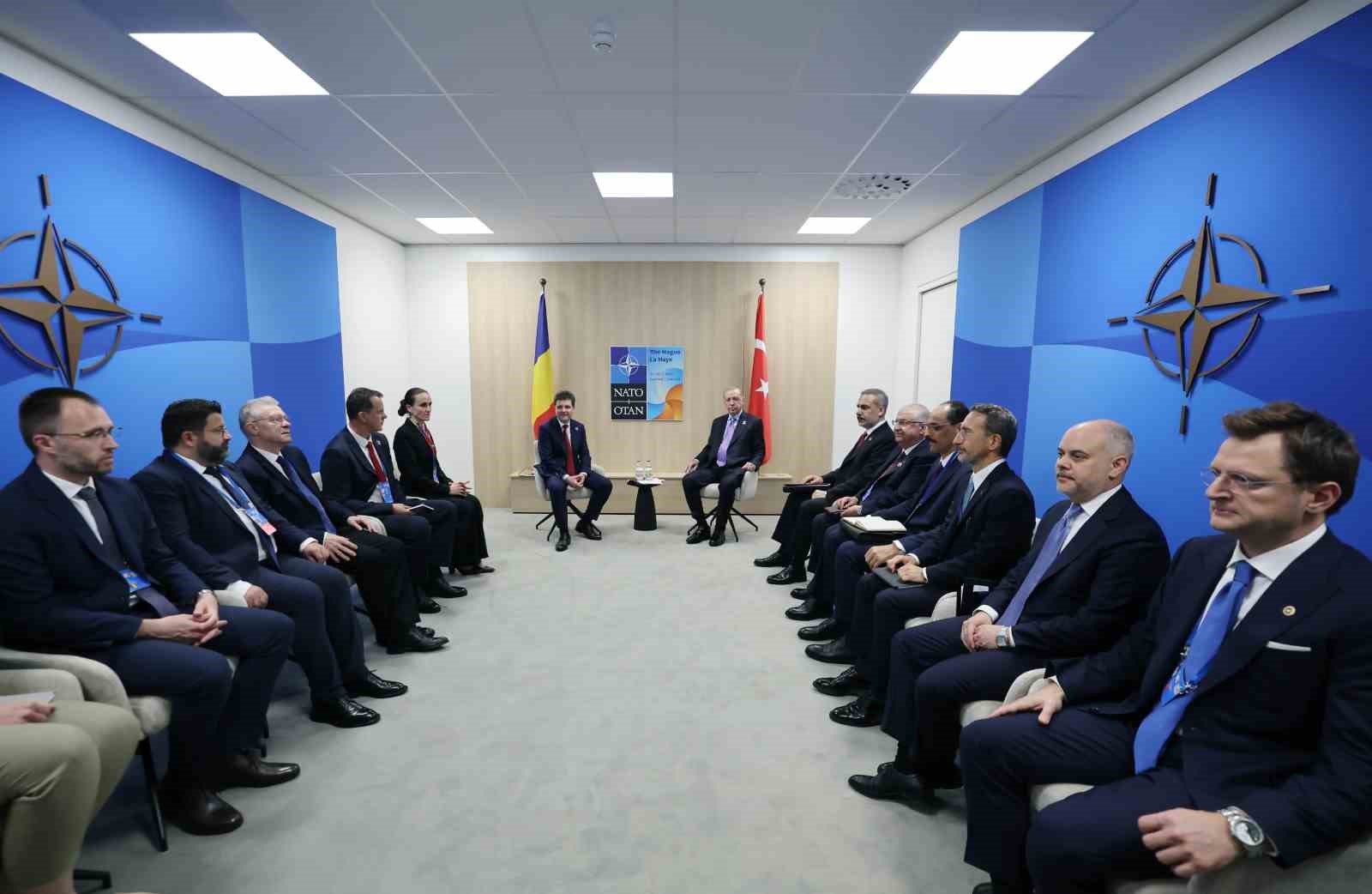 Cumhurbaşkanı Erdoğan, Romanyalı mevkidaşı Nicusor Dan ile görüştü 
