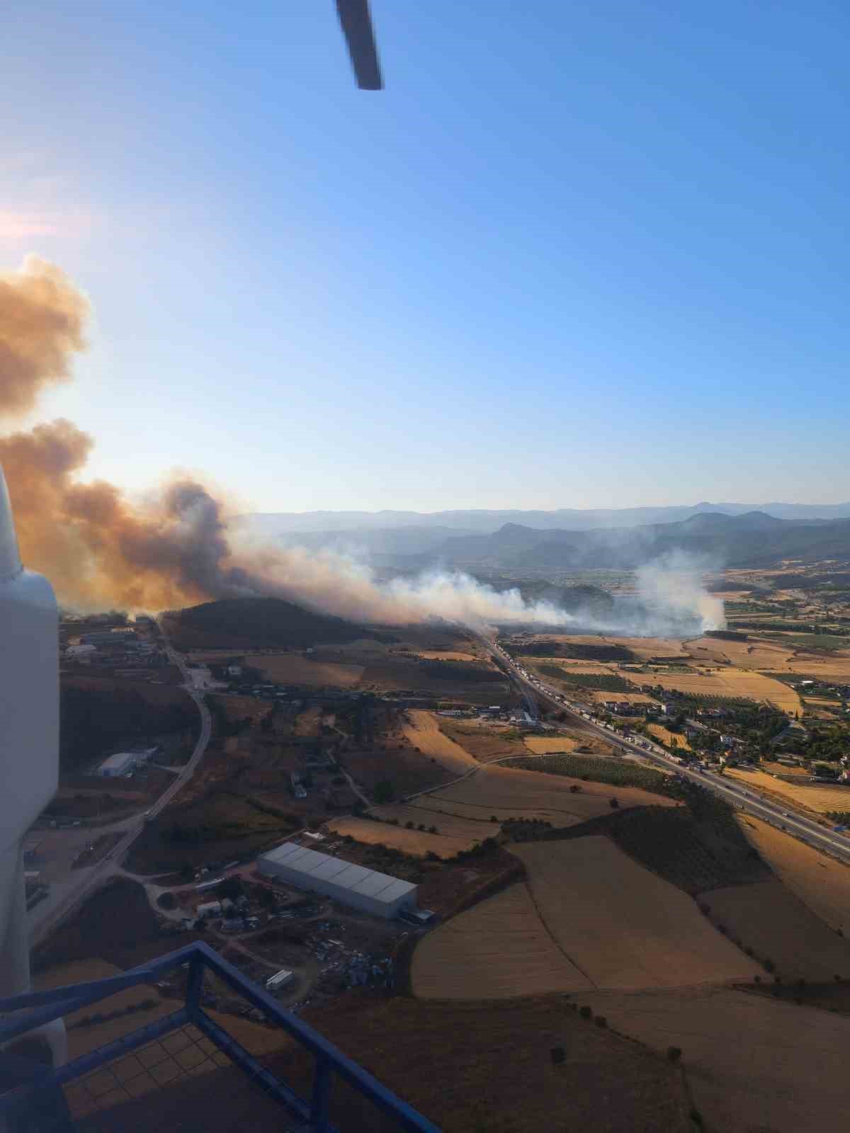 Bilecik’te çıkan orman yangını NATO tesislerine sıçradı 