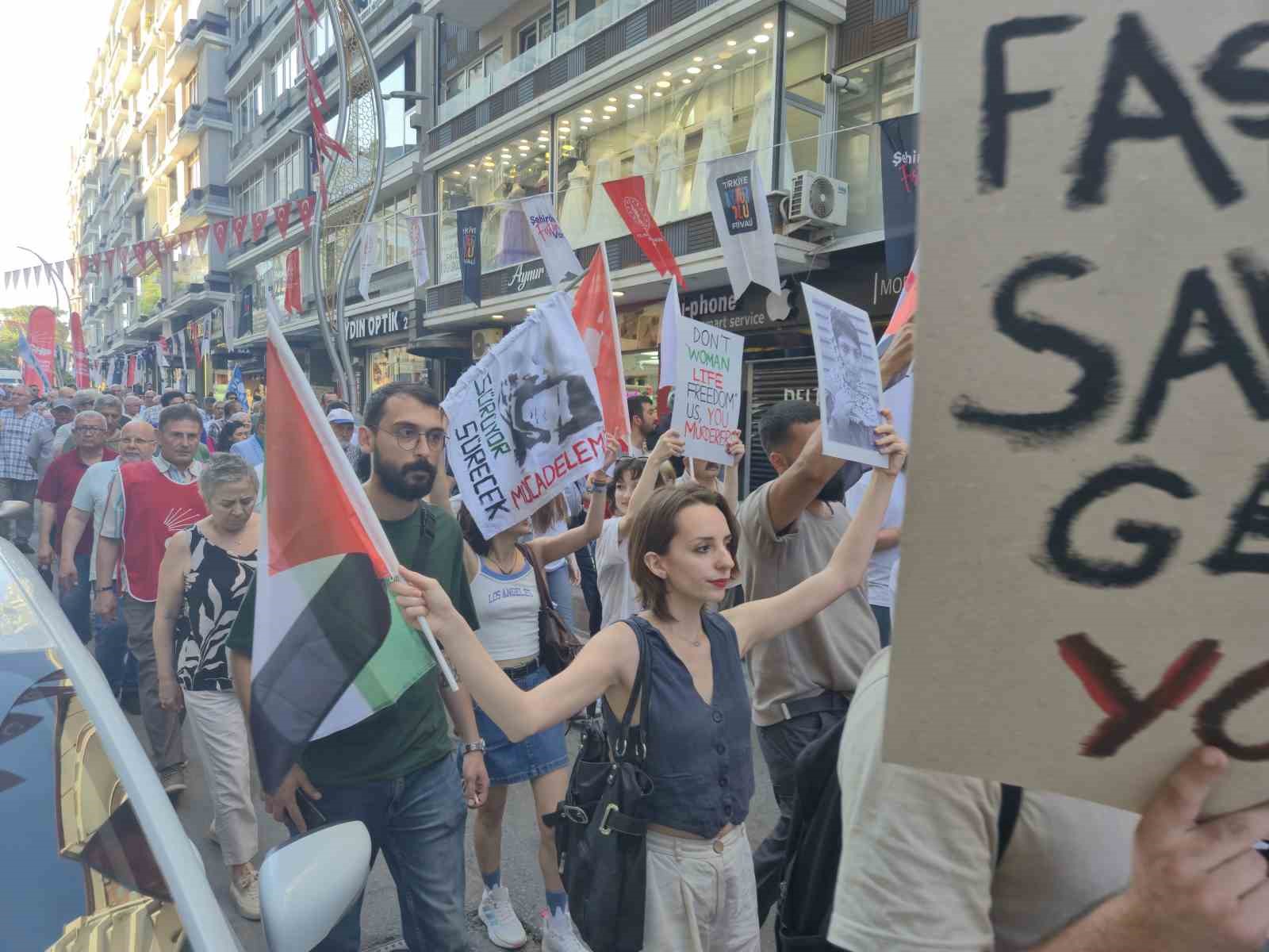 Samsun’da ’savaşa hayır’ yürüyüşü 
