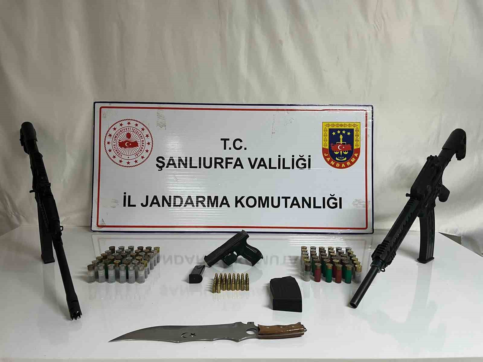 Şanlıurfa’da ruhsatsız silah operasyonu: 5 gözaltı 