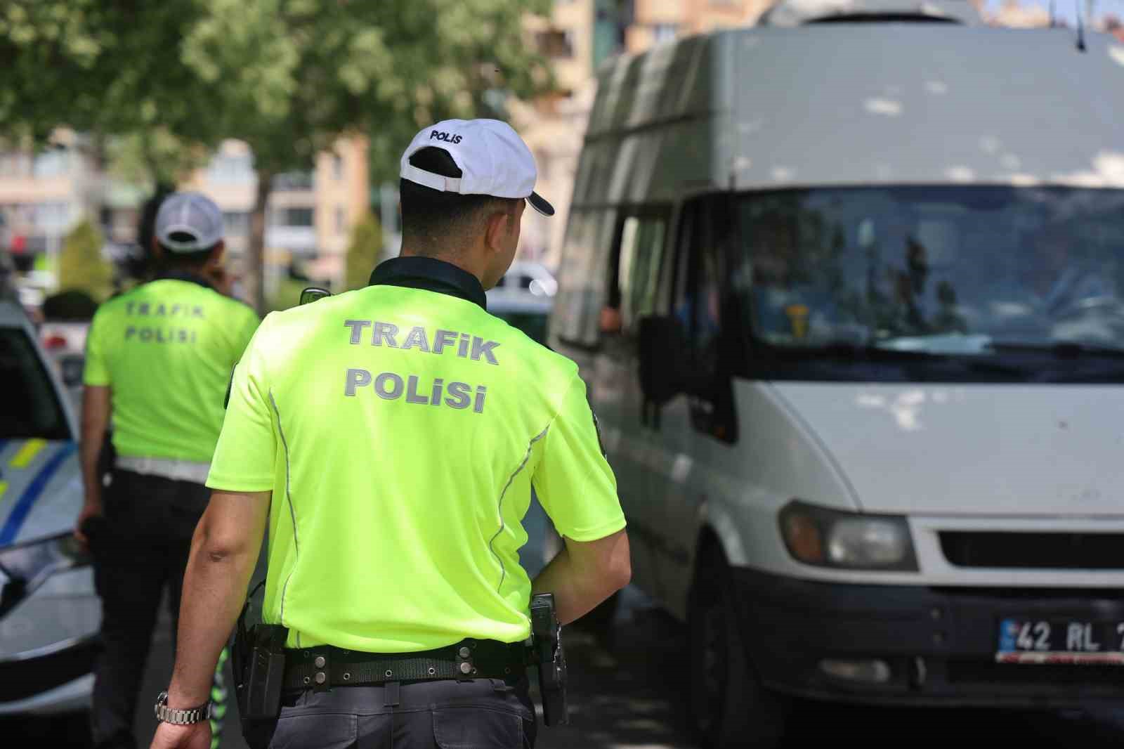 Konya’da kaza meydana gelen yerlere özel denetim 