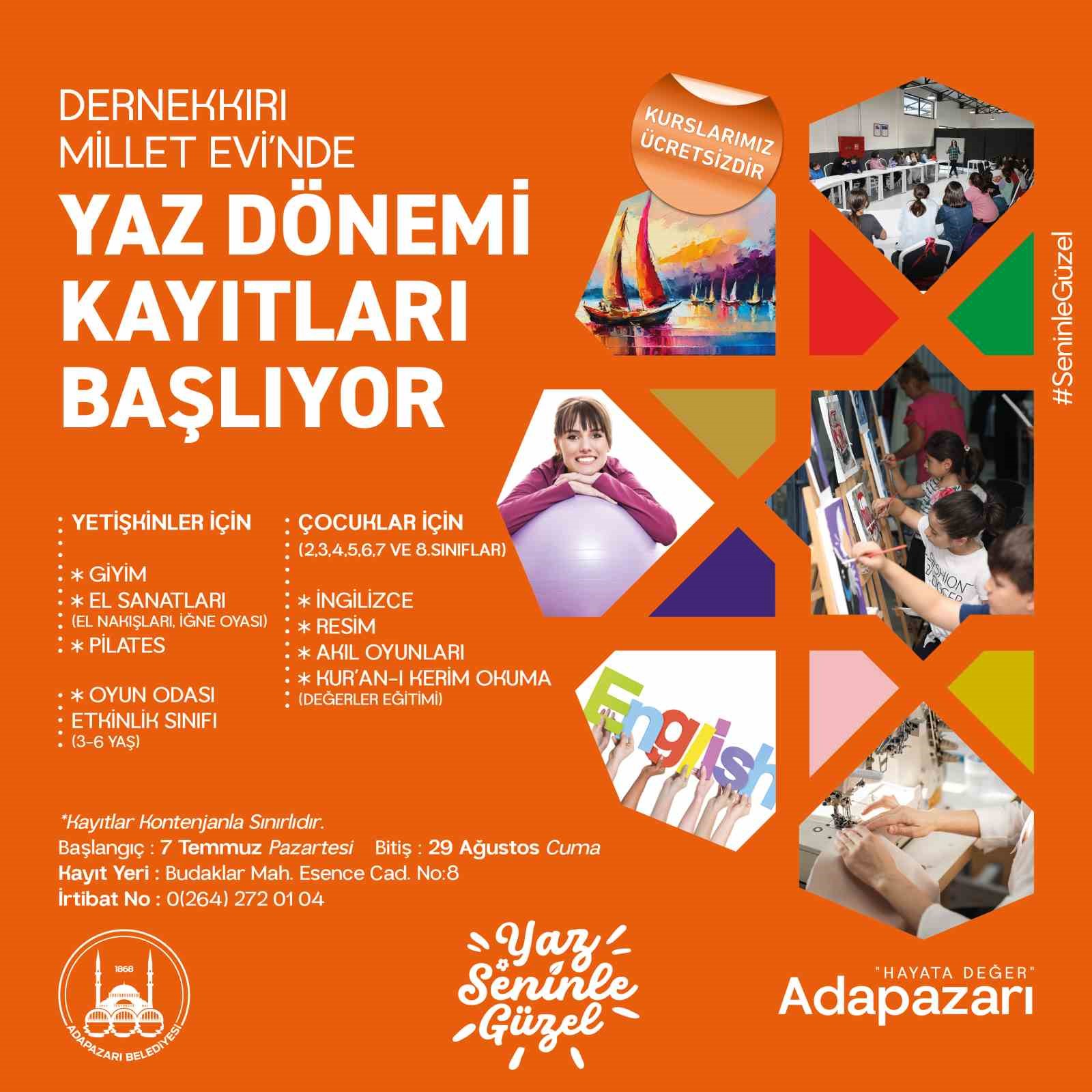 Adapazarı’nda eğitim ve eğlence bir arada 