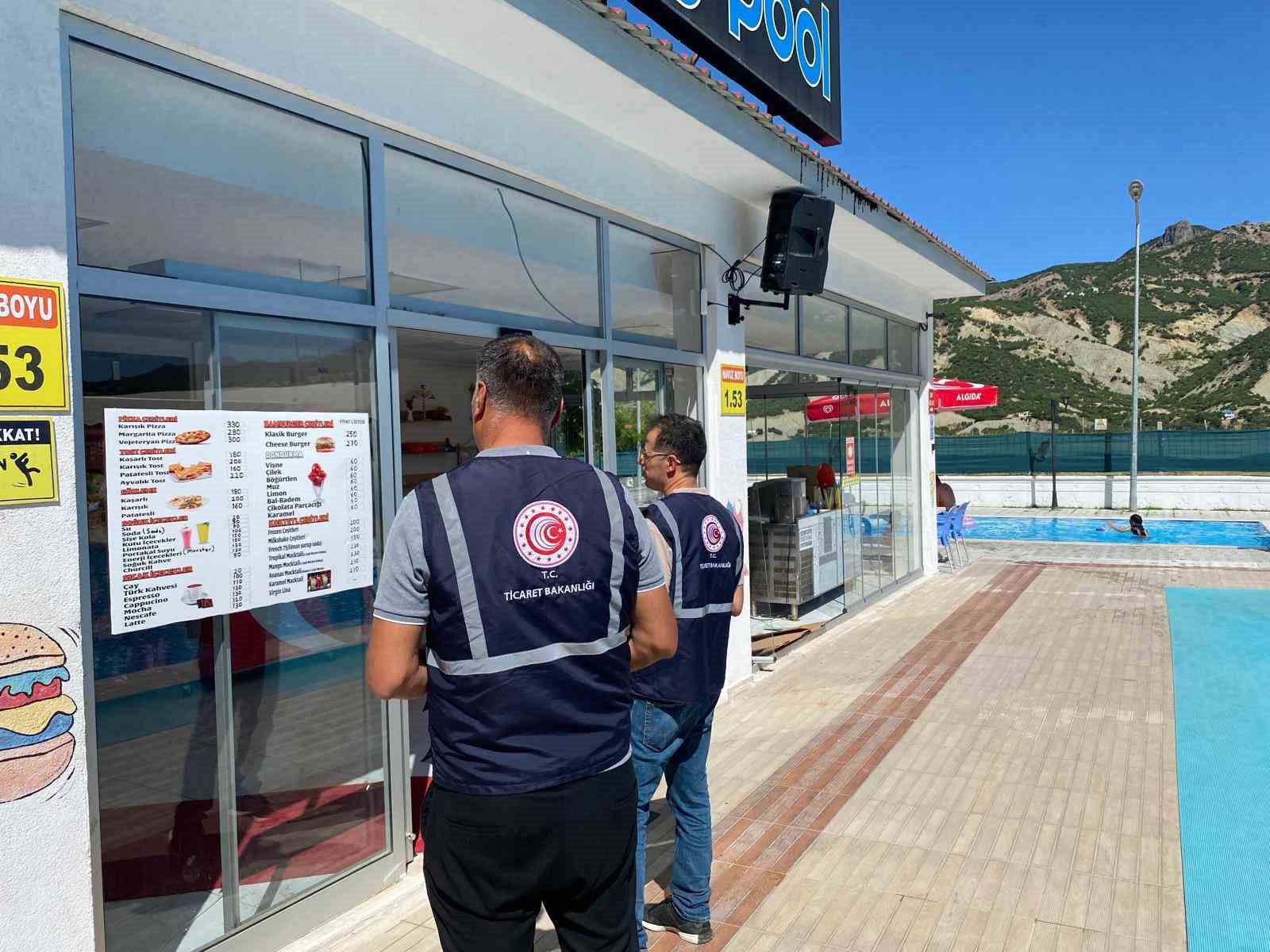 Tunceli’de havuzlu işletmelere denetim 
