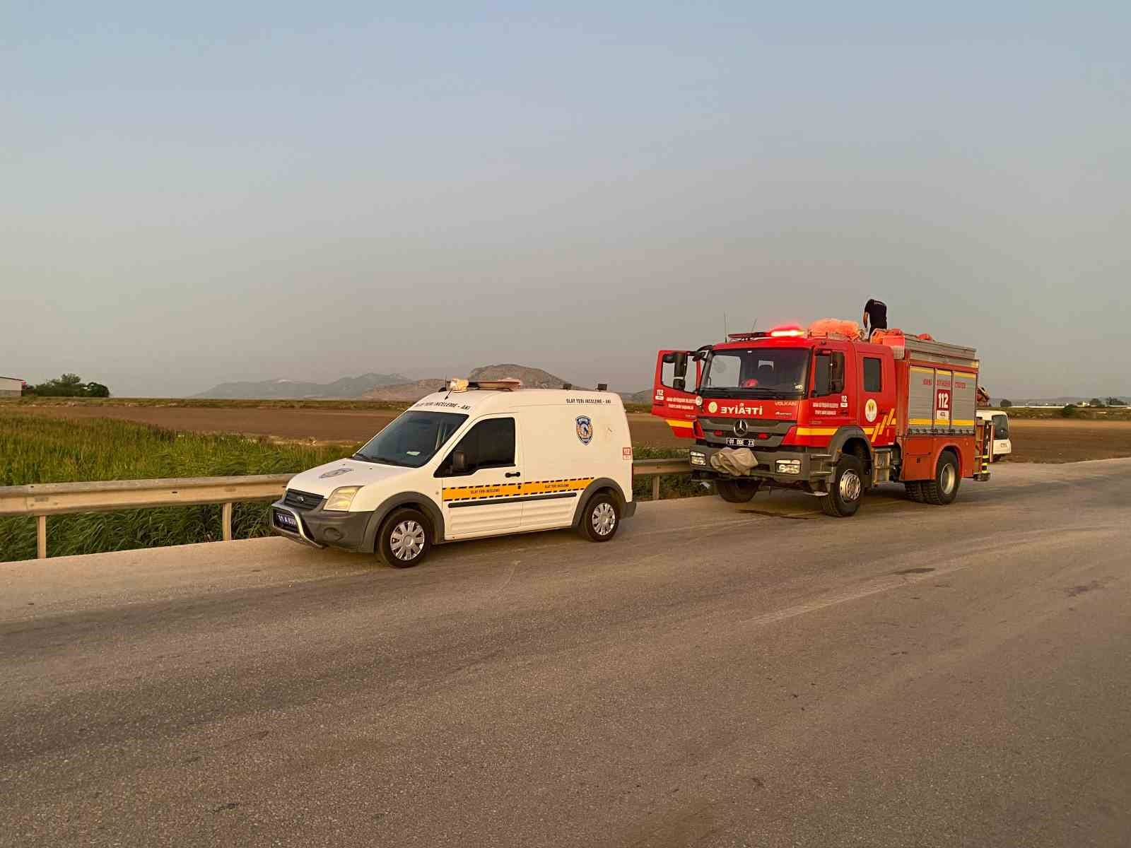 Adana’da sazlıklar arasında bir kişi ölü bulundu 