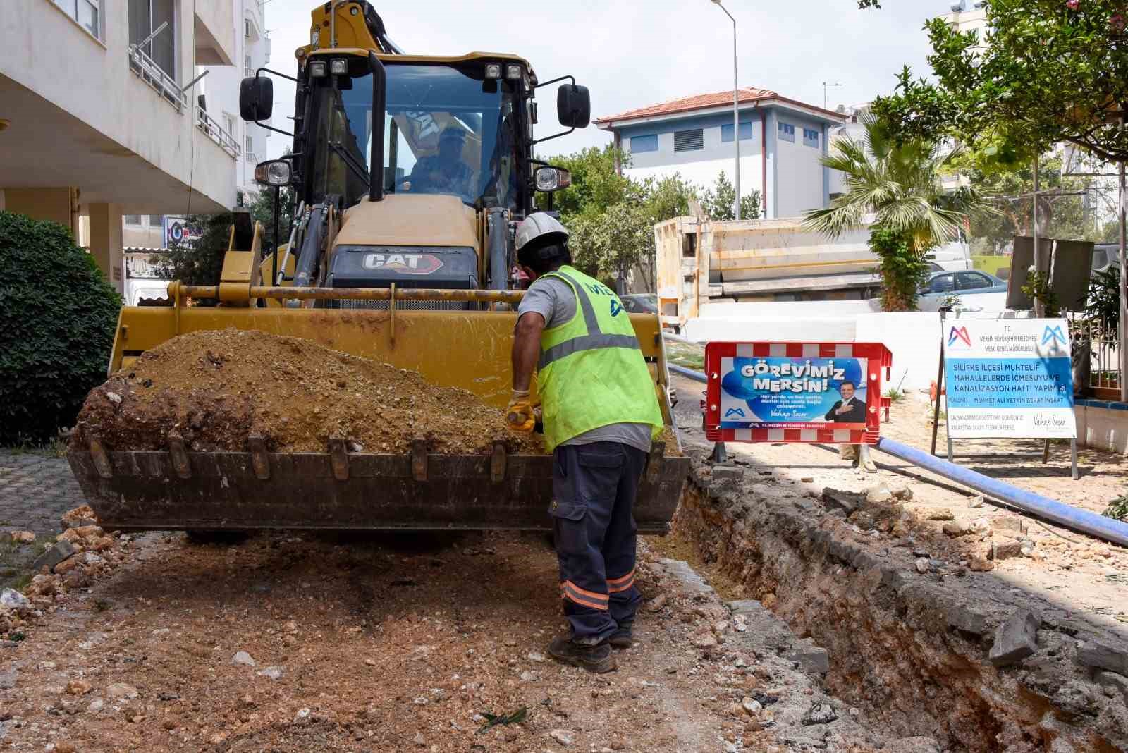 MESKİ, Yapraklıkoy mevkiinde içme suyu hattını yeniledi 