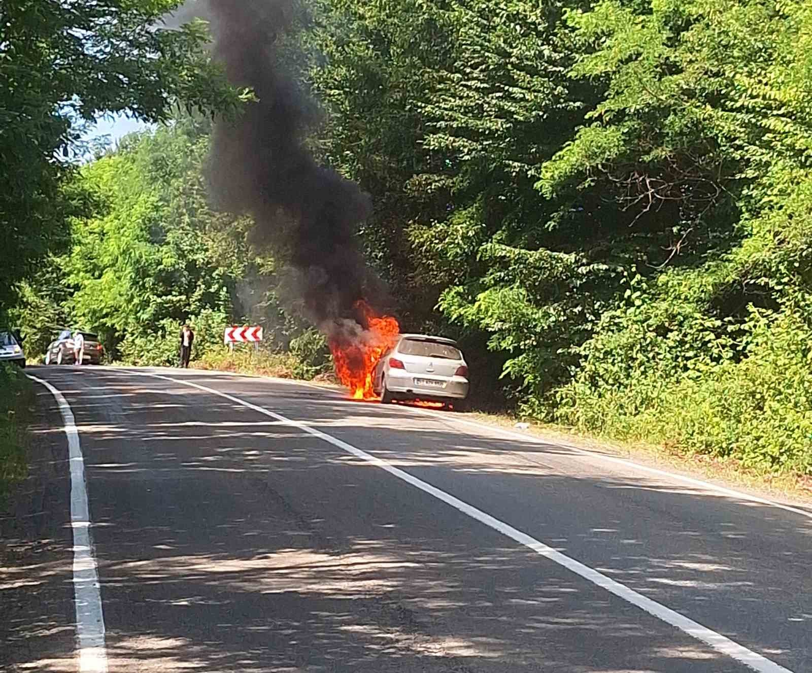Ordu’da otomobil yangını 