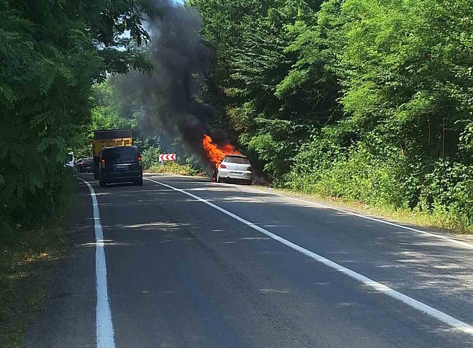 Ordu’da otomobil yangını 
