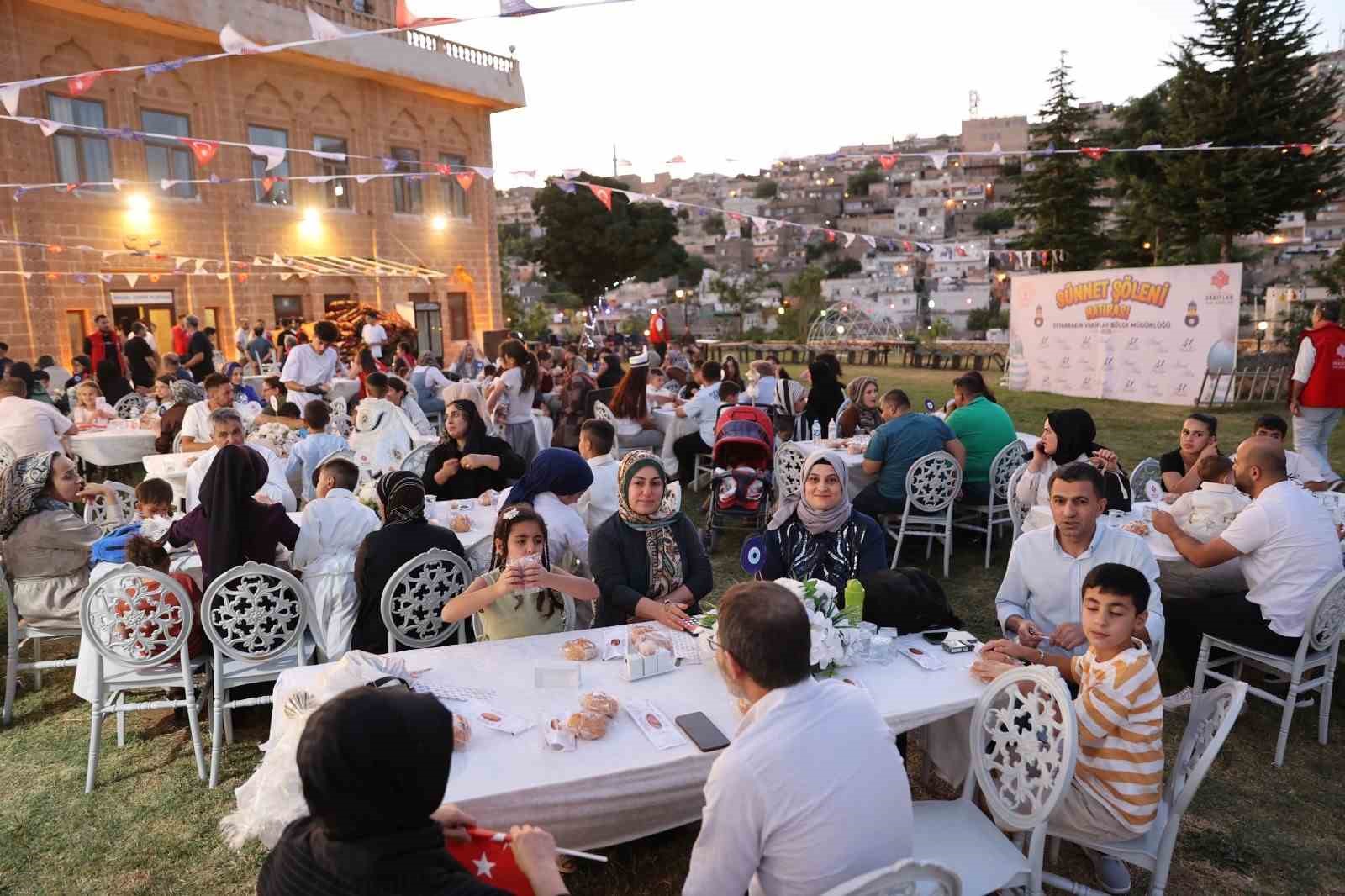 Mardin’de 26 çocuk için sünnet töreni düzenlendi 