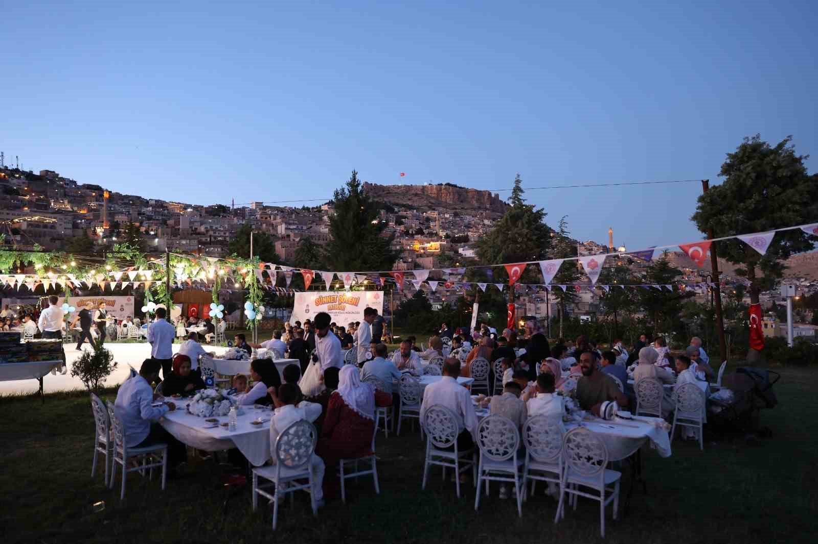 Mardin’de 26 çocuk için sünnet töreni düzenlendi 