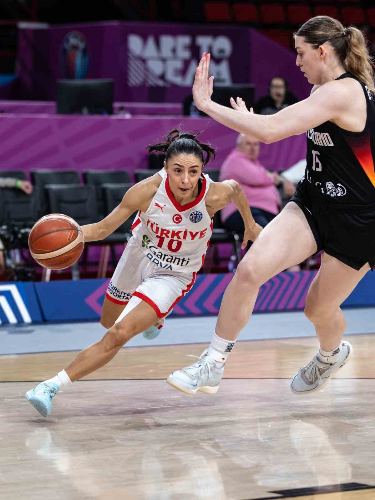 A Milli Kadın Basketbol Takımı, Almanya’ya mağlup oldu 