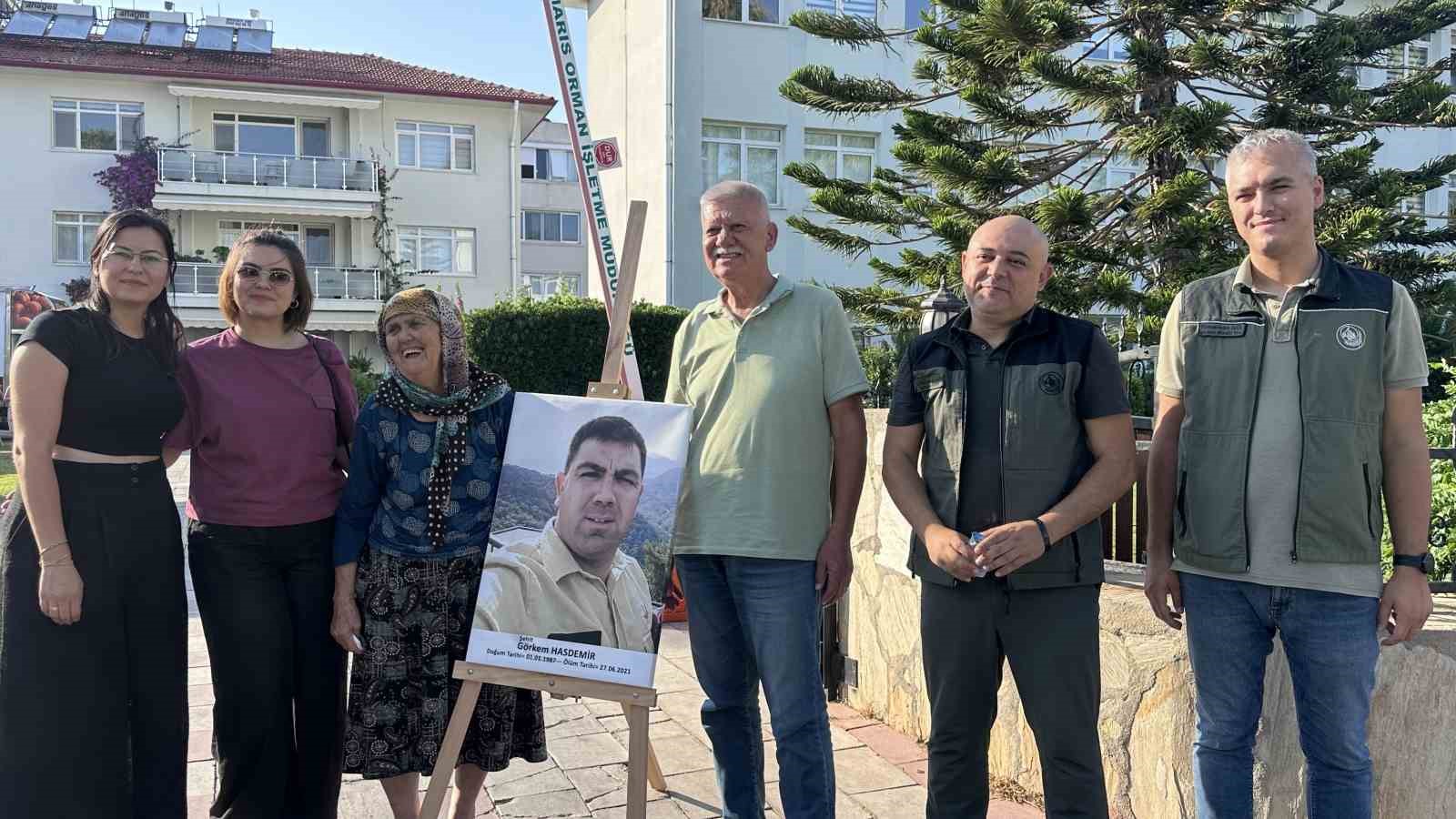 Marmaris’te şehit olan orman işçisi Görkem Hasdemir dualarla anıldı 