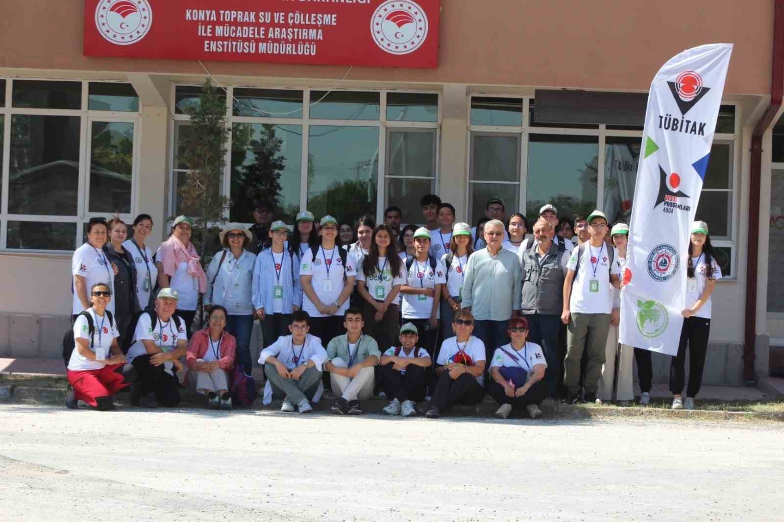 Öğrenciler Karapınar’da doğayı keşfetti 