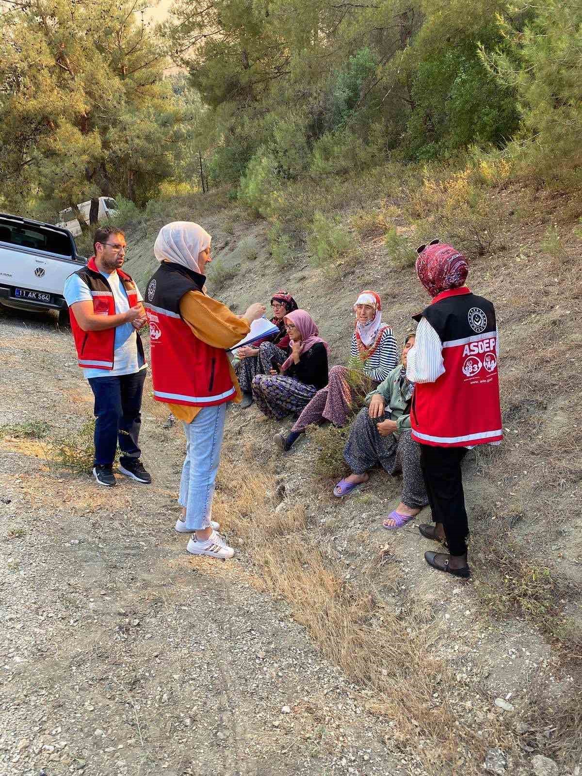 Gölpazarı’nda orman yangınına psikososyal destek 