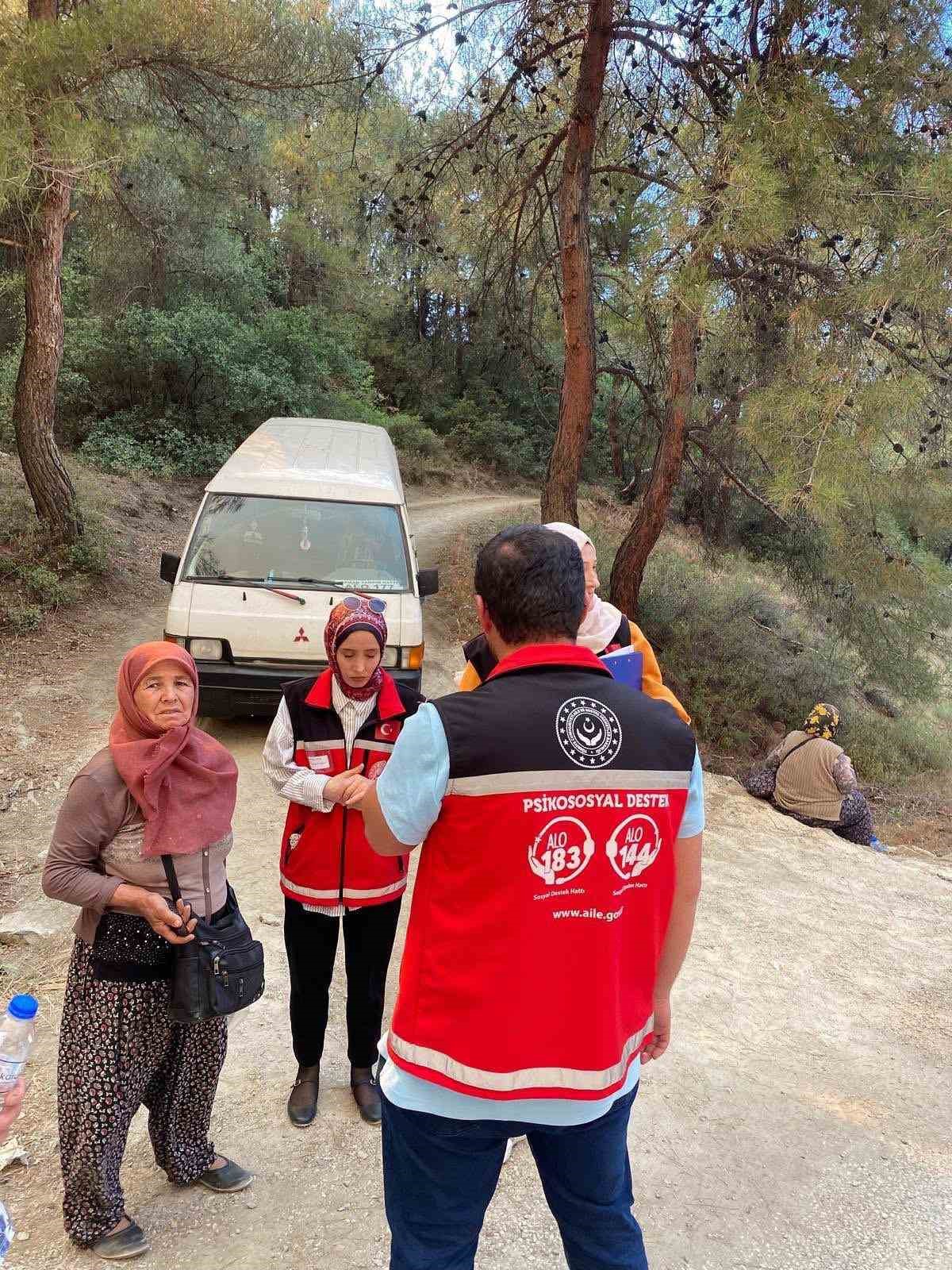Gölpazarı’nda orman yangınına psikososyal destek 