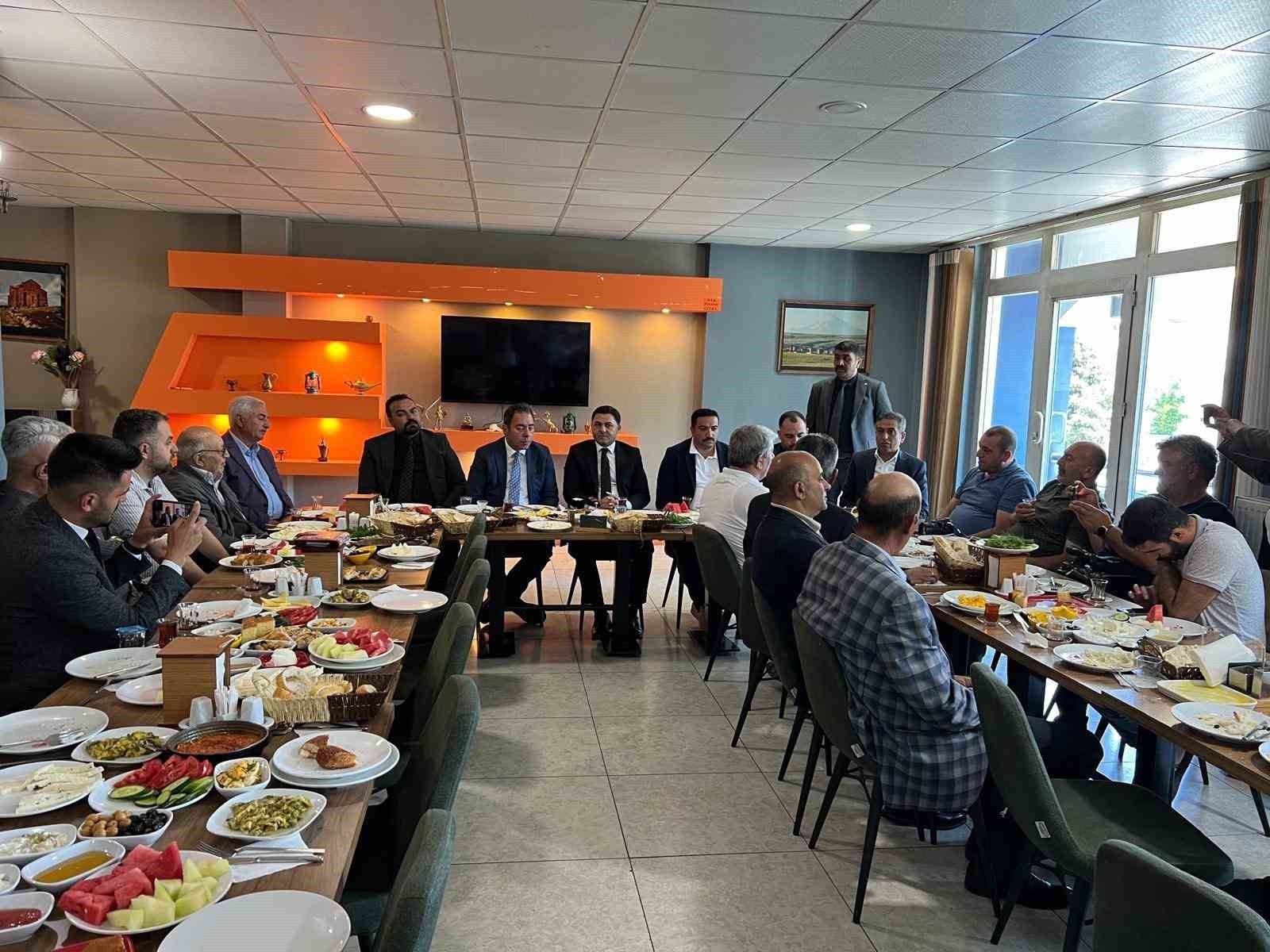MHP Kars İl Başkanı Adıgüzel basınla buluştu 