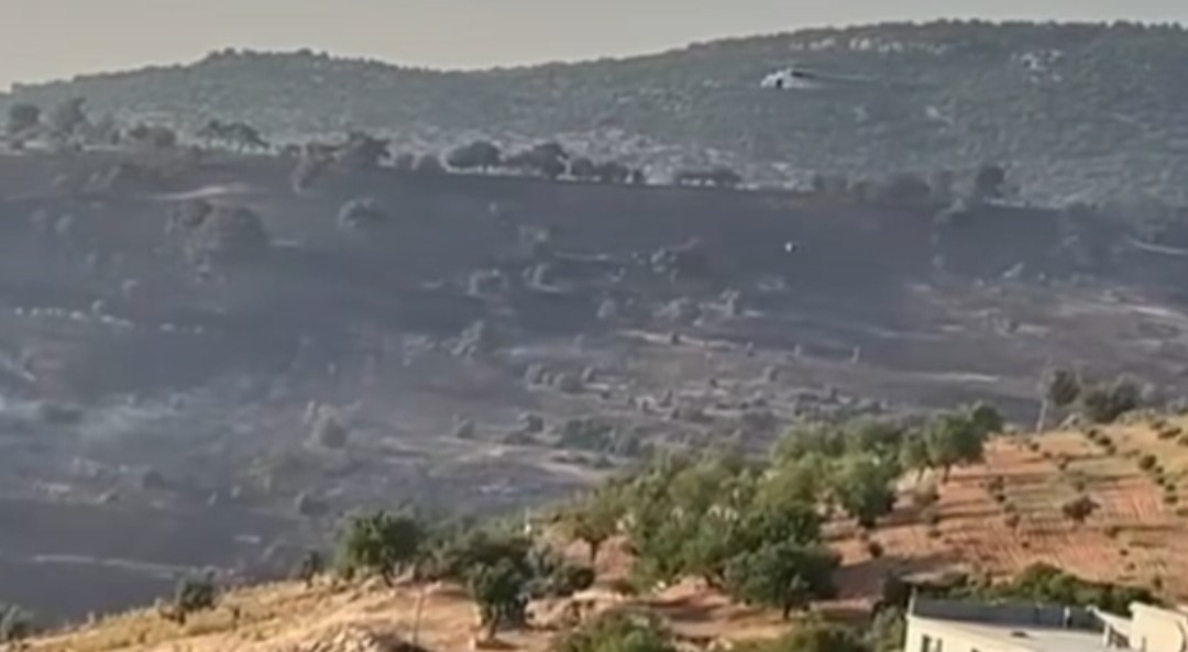 Gaziantep’teki orman yangını 7 saat sonra söndürüldü 