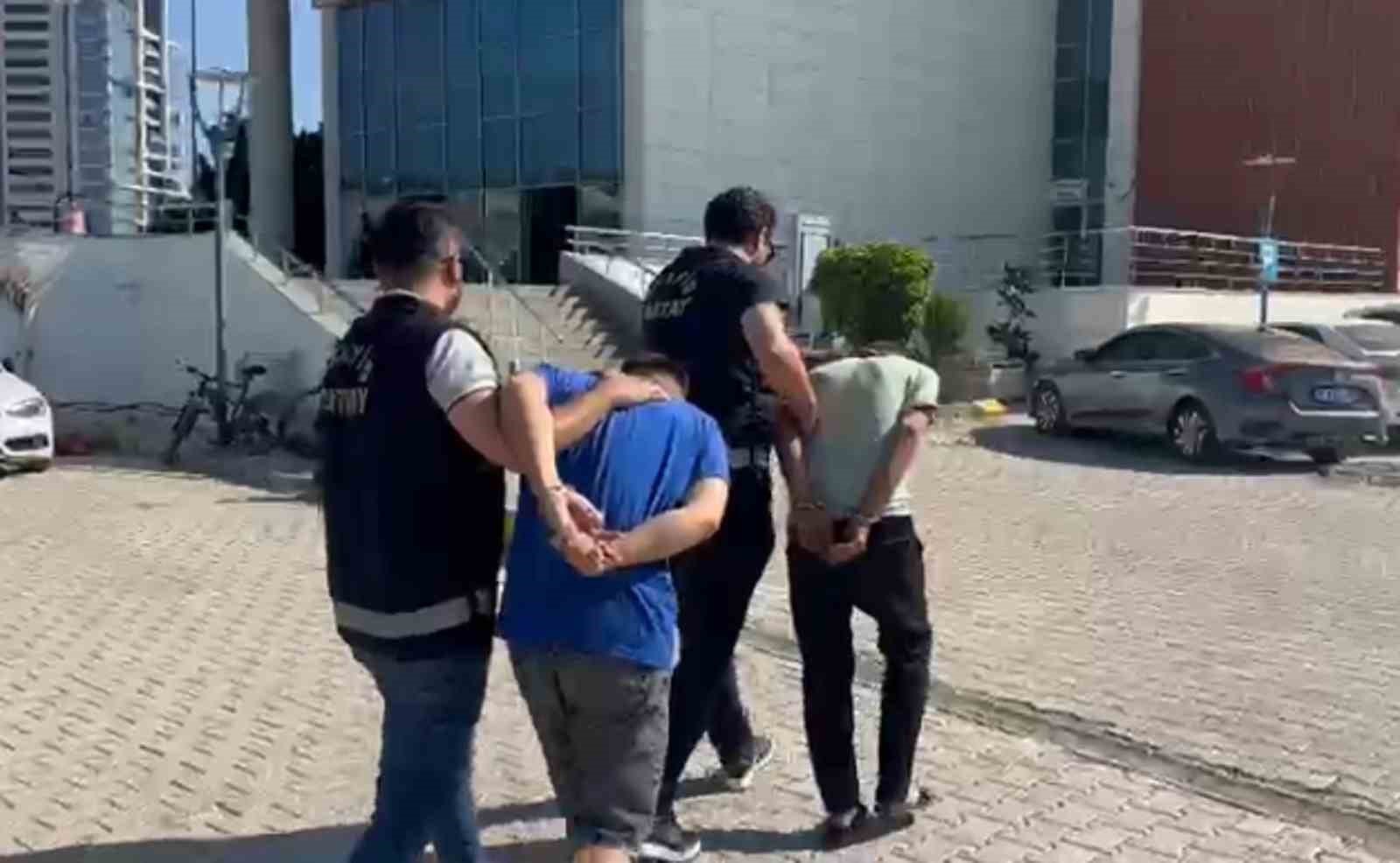 Hatay’da hırsızlık şüphelisi 3 şahıs tutuklandı