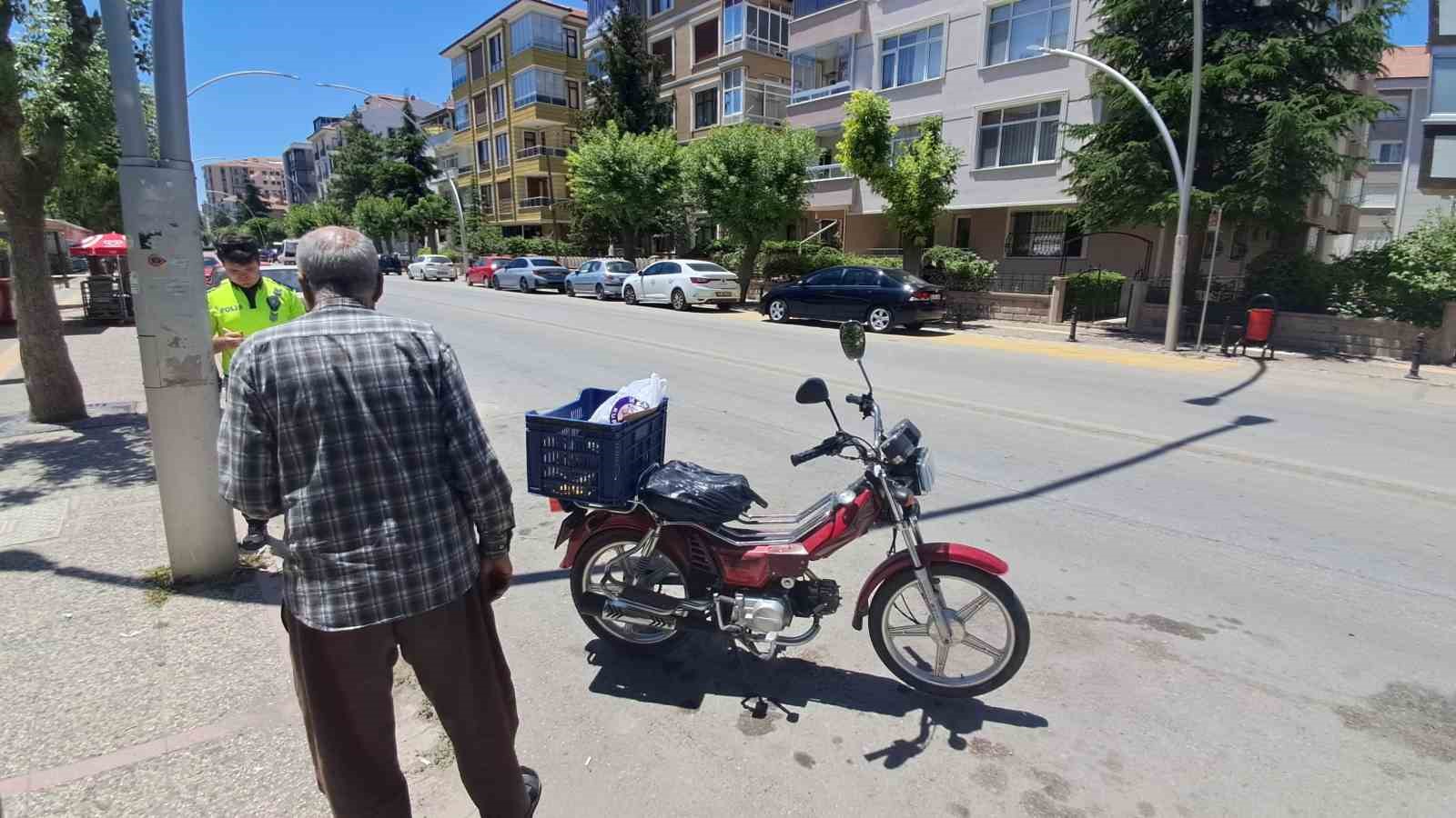 Karaman’da çaldığı motosikletle kaza yapan şahıs yaralandı 