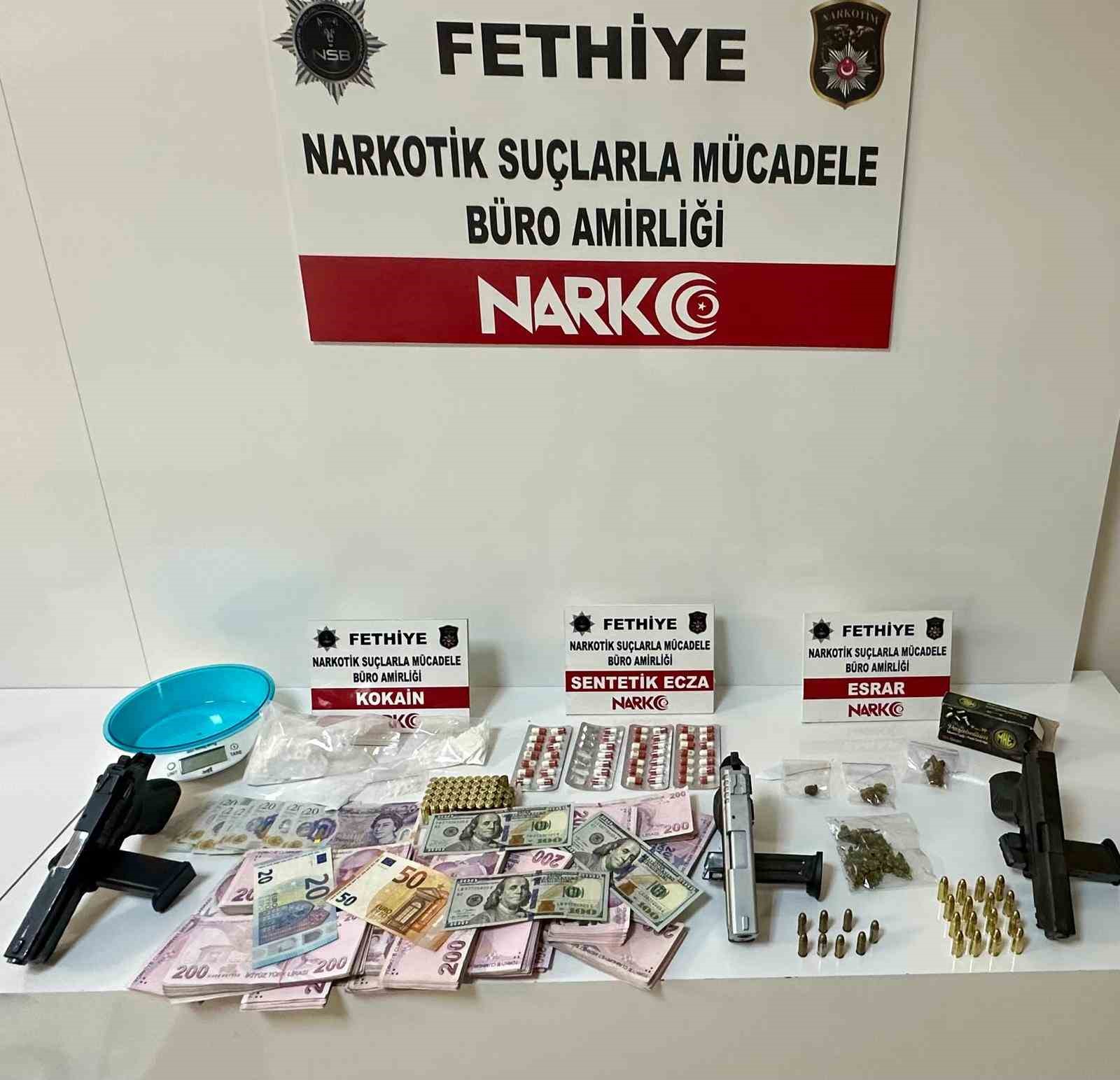Fethiye’de uyuşturucu operasyonu: 5 tutuklama