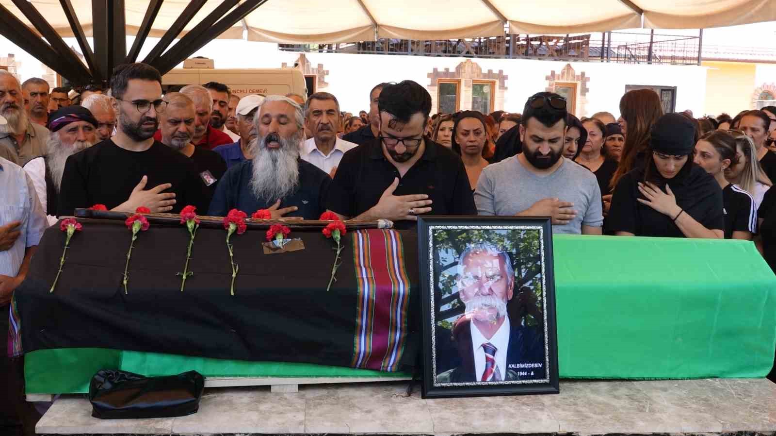 Tunceli’nin sembol isimlerindin Uzun Mehmet son yolculuğuna uğurlandı 