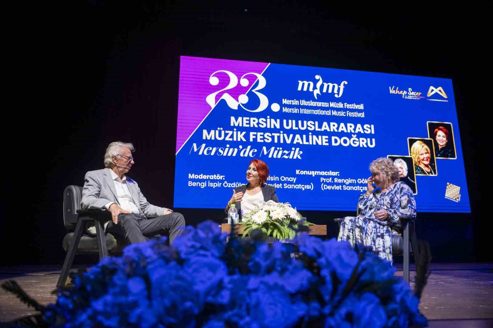 23. Mersin Uluslararası Müzik Festivali’ne anlamlı başlangıç 