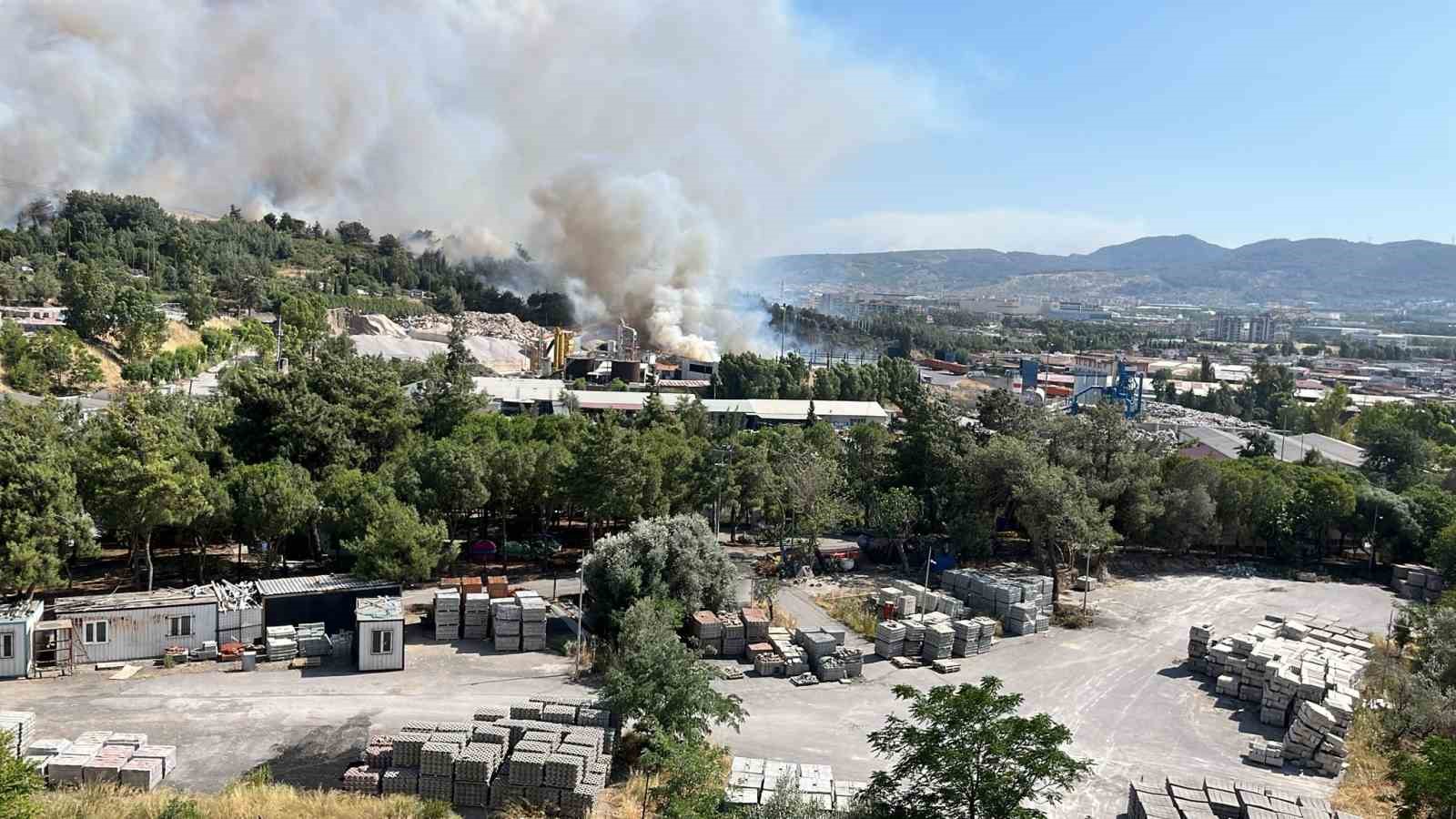 Belediyelerin çöpleri orman yangınına sebep oldu 