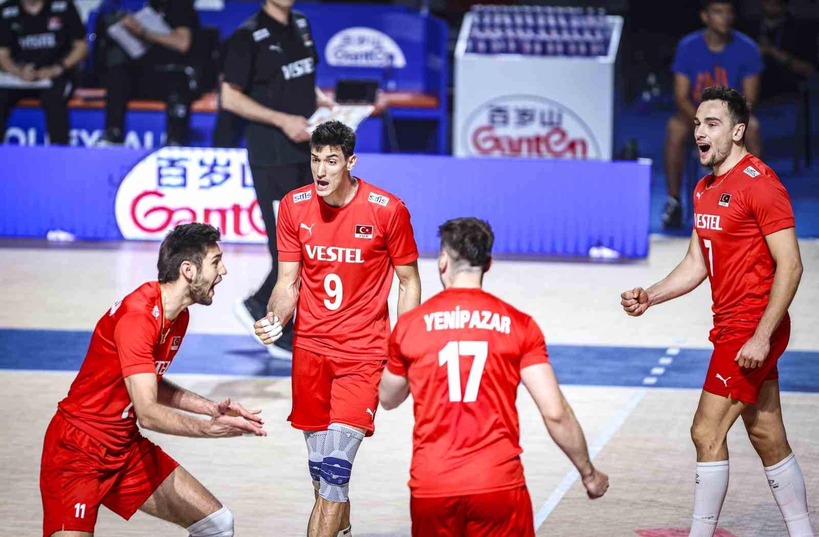 A Milli Erkek Voleybol Takımı, Fransa’ya mağlup oldu 