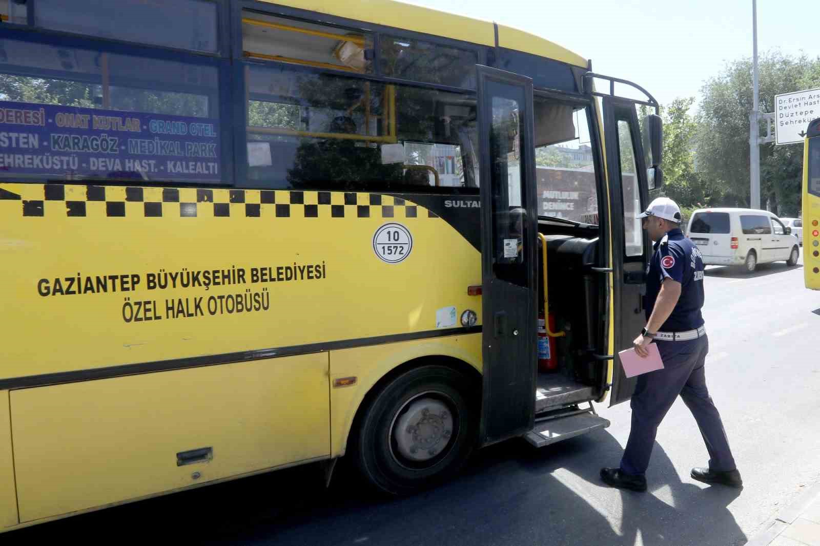 Gaziantep Büyükşehir, toplu taşımada klima denetimlerini sıklaştırdı 