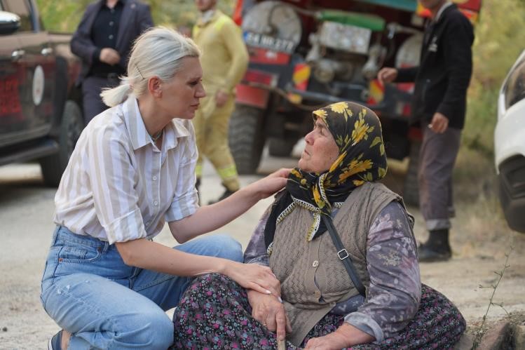Başkan Subaşı, 3 gün yangın bölgesinden ayrılmadı 