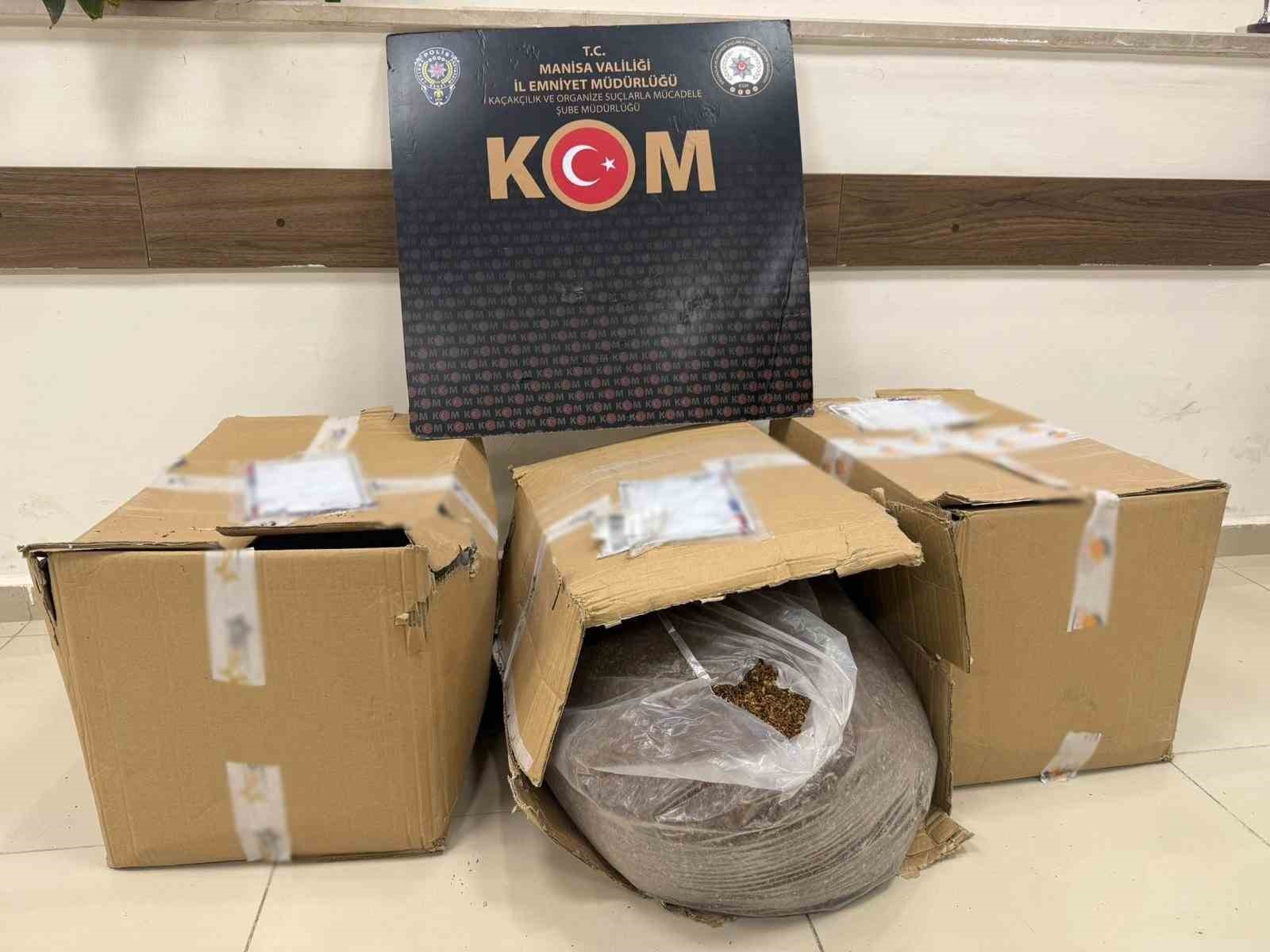 Manisa’da kaçak tütün ve içki operasyonu: 5 gözaltı 