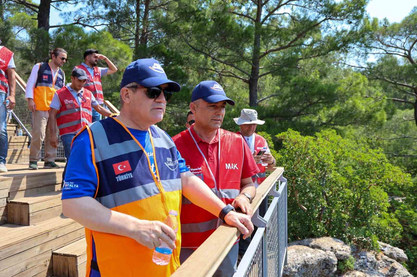 Manavgat’ta afet bilinci ve gönüllülük için doğa yürüyüşü 