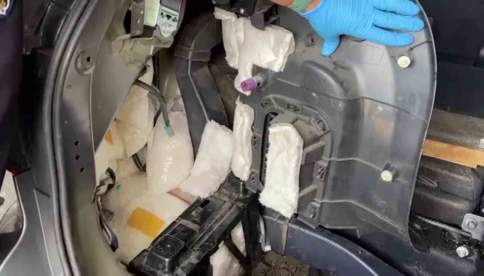 Cipte zulalanmış 82 kilo uyuşturucu ele geçirildi: 1 şüpheli tutuklandı 