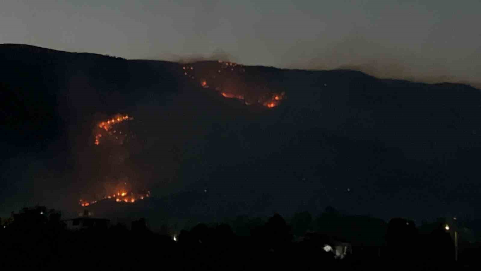 Hatay’da 12. saatte orman yangını sürüyor: Bin 800 kişi tahliye edildi 