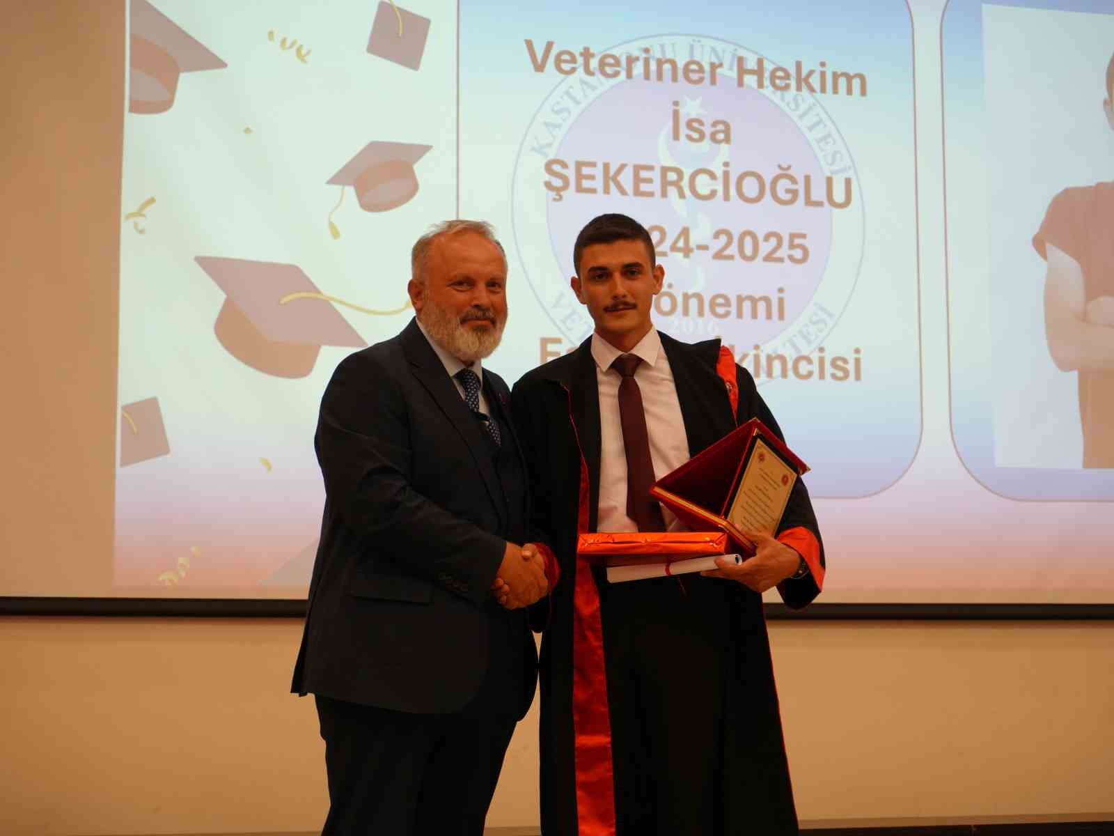 Kastamonu Üniversitesi Veteriner Fakültesi’nde mezuniyet heyecanı 
