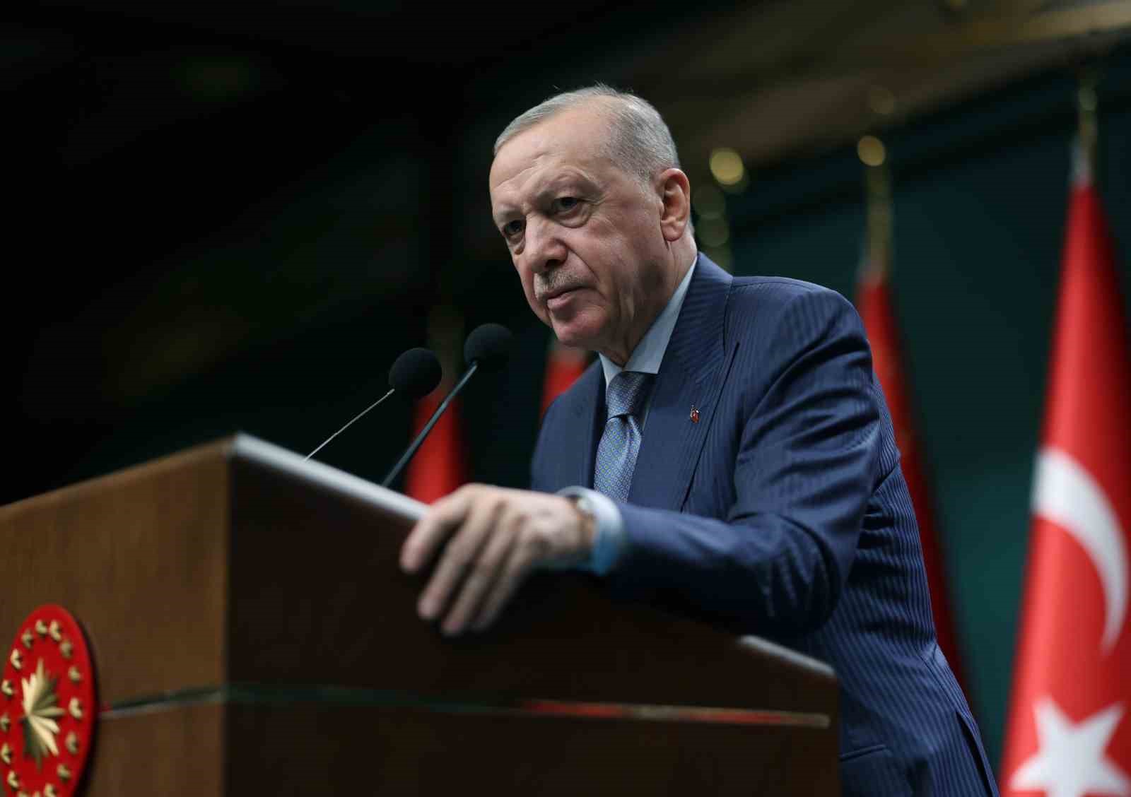 Cumhurbaşkanı Erdoğan: 
