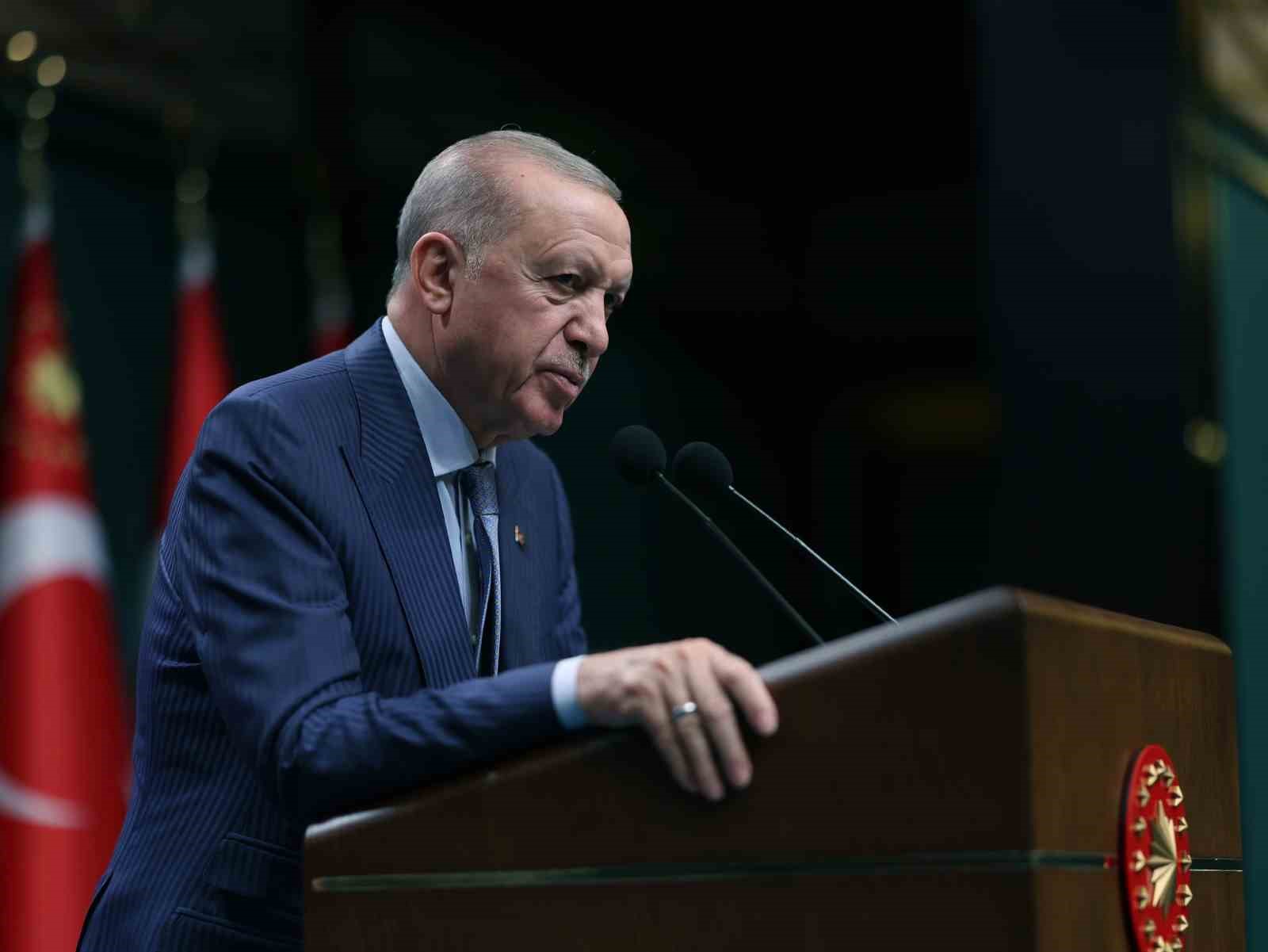 Cumhurbaşkanı Erdoğan: 