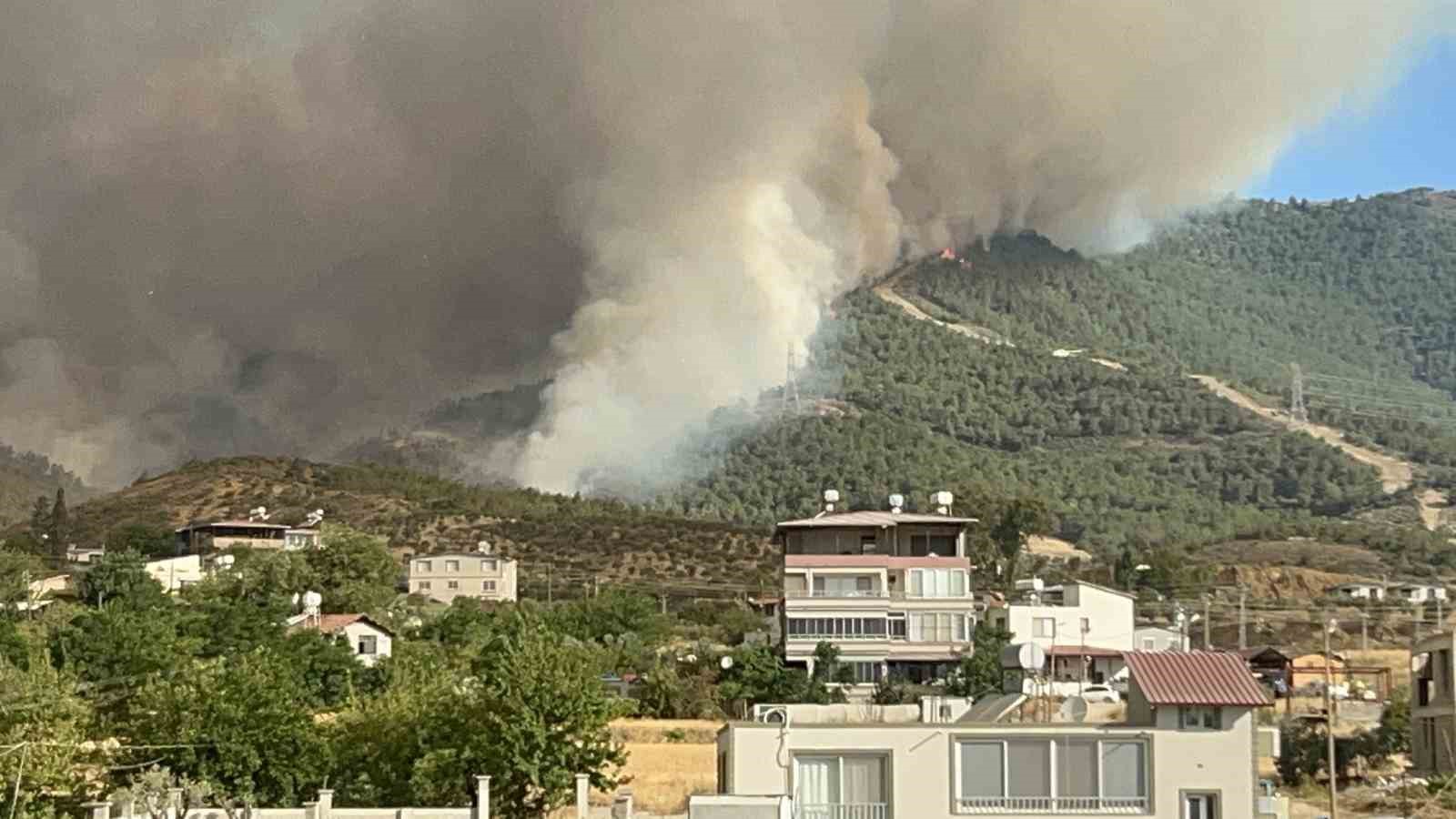 Orman yangınına müdahale 22. saatte devam ediyor 