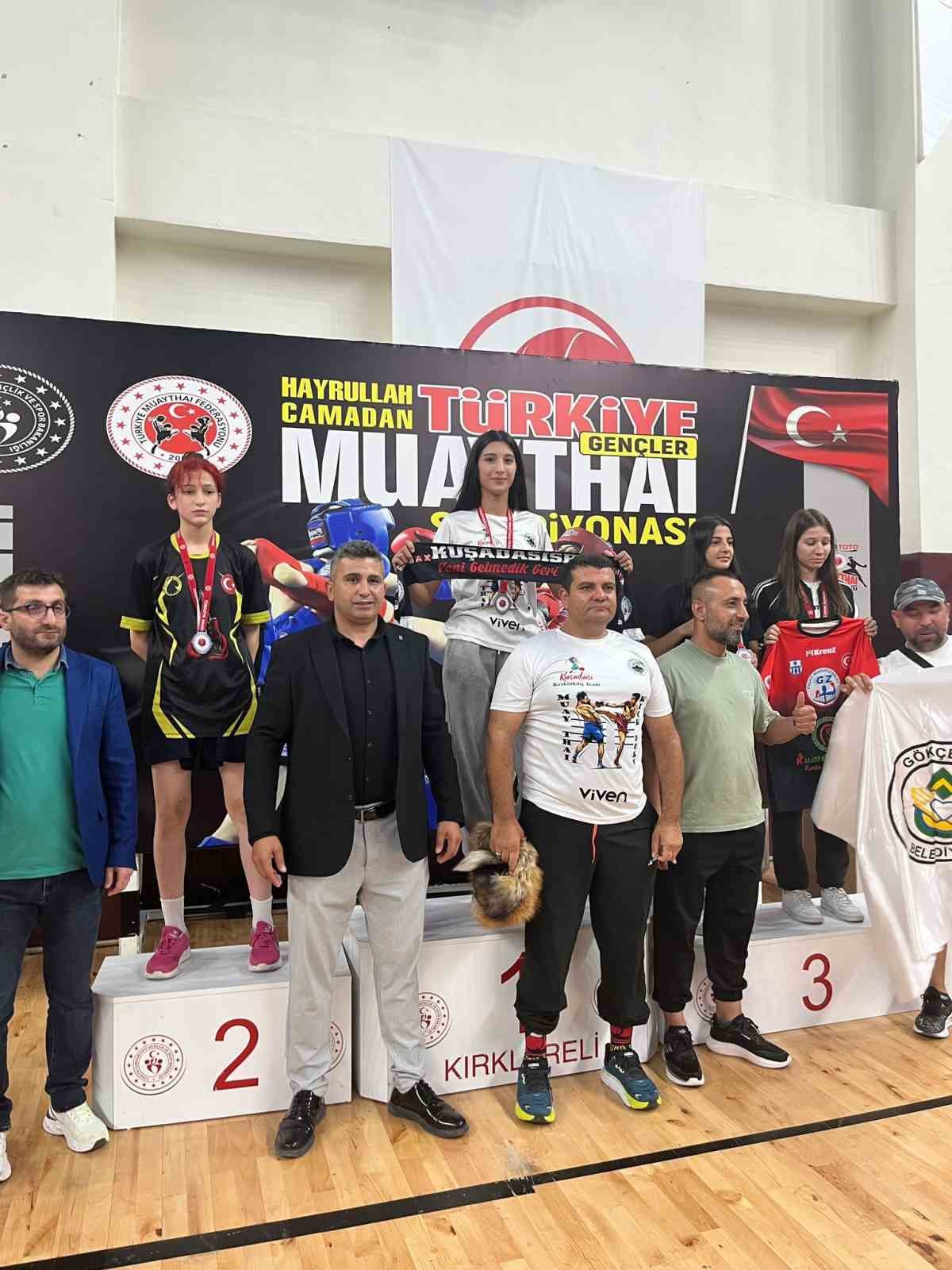 Kuşadasısporlu Eda Yıldırım Türkiye Şampiyonu oldu 