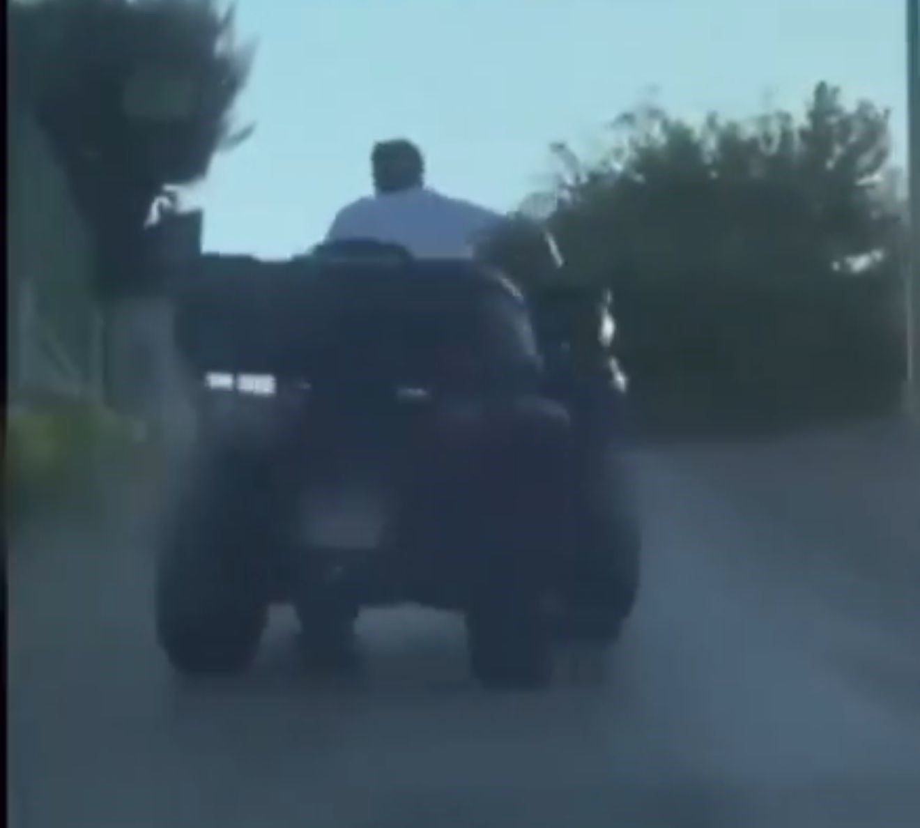 Trafiği tehlikeye atan ATV sürücüsüne 10 bin TL ceza 